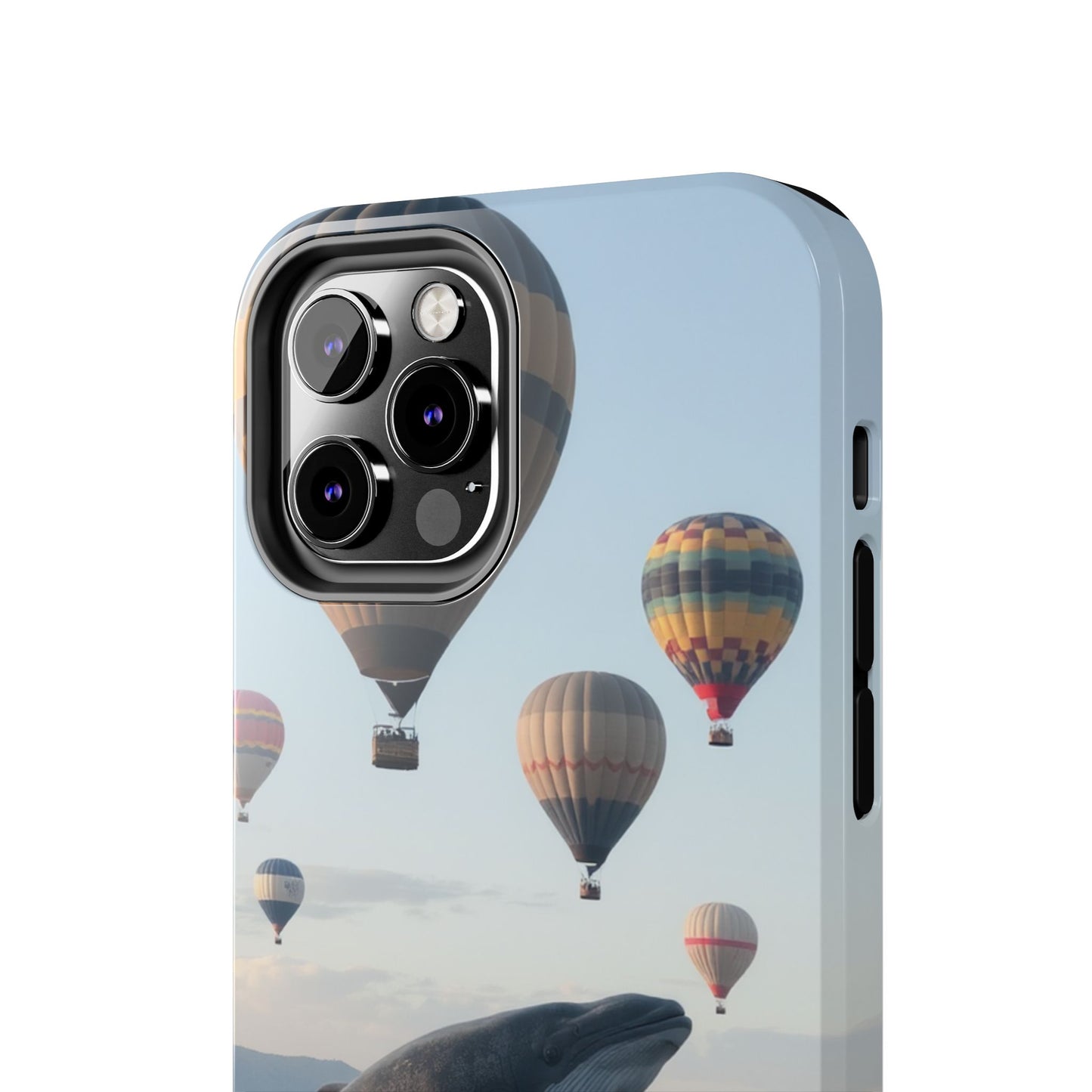 Whale Hot Air Balloon Tough Phone Case - Adventure & Nature Lovers