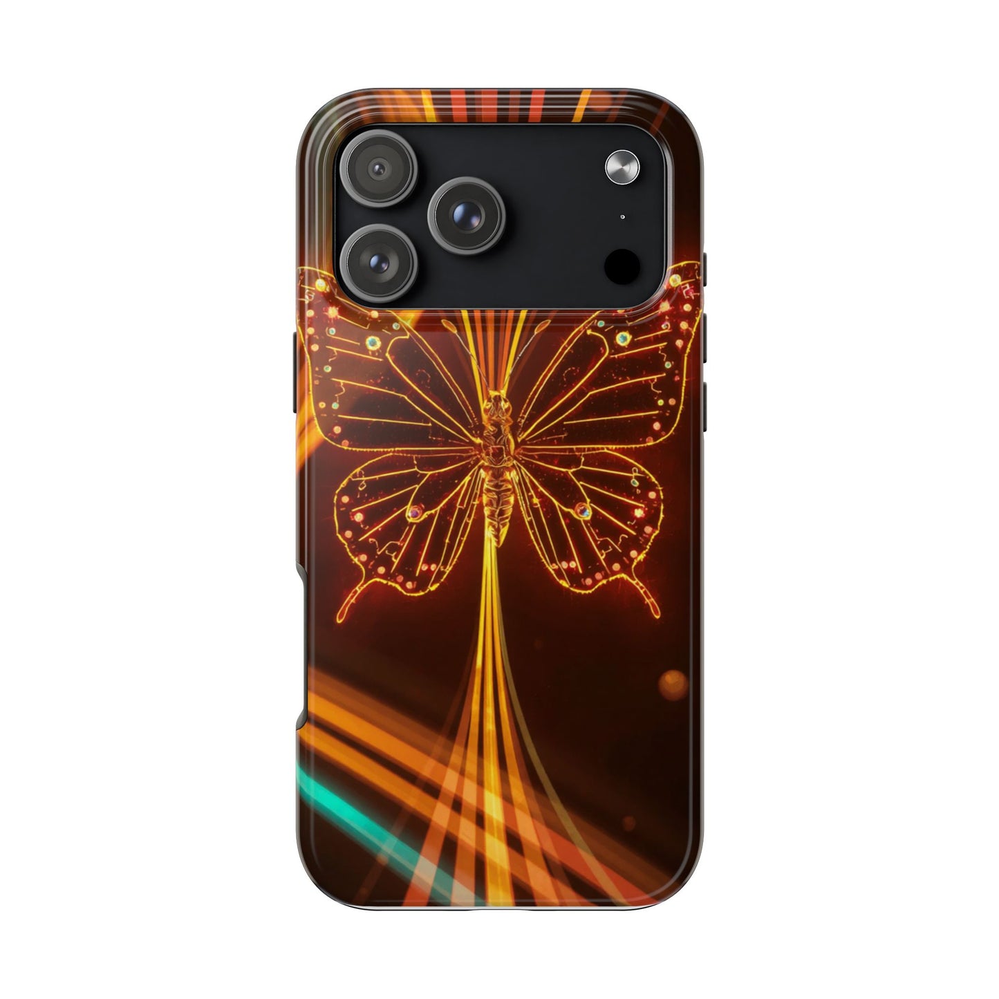 Elegant Butterfly Tough Phone Case - Stylish Protection for Nature Lovers