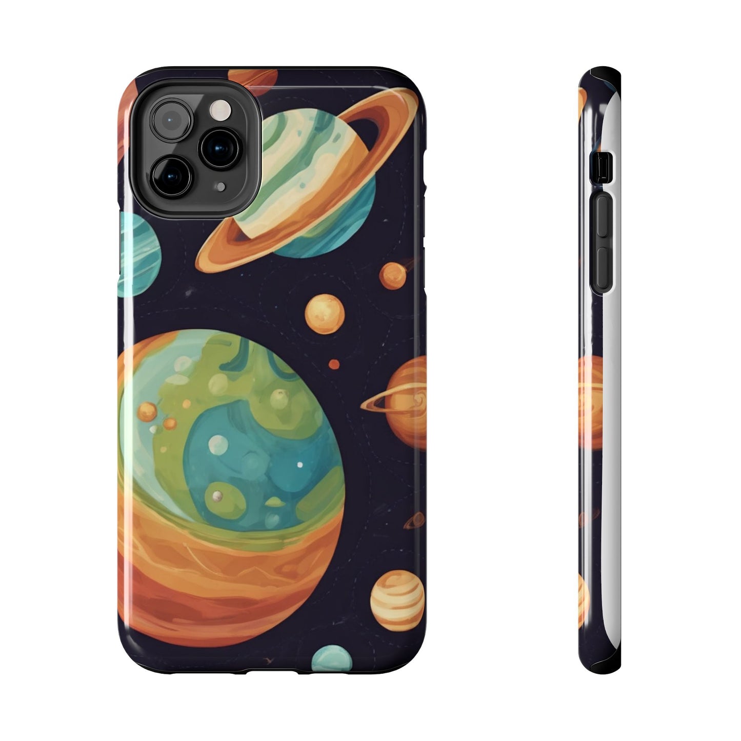 Cosmic Planet Phone Case - Durable Tough Protector for Space Lovers - for iPhone
