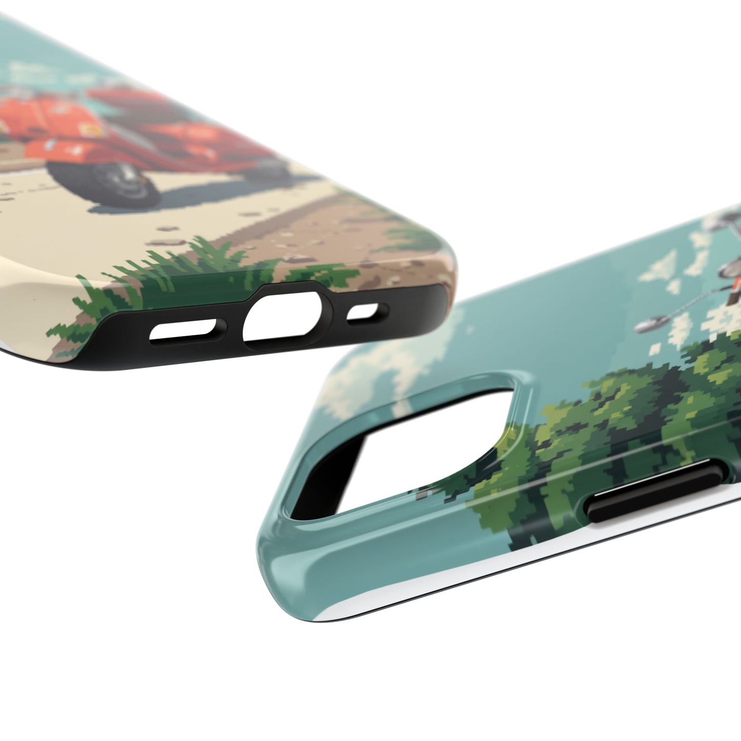 Retro Scooter Phone Case - Tough & Stylish Protection