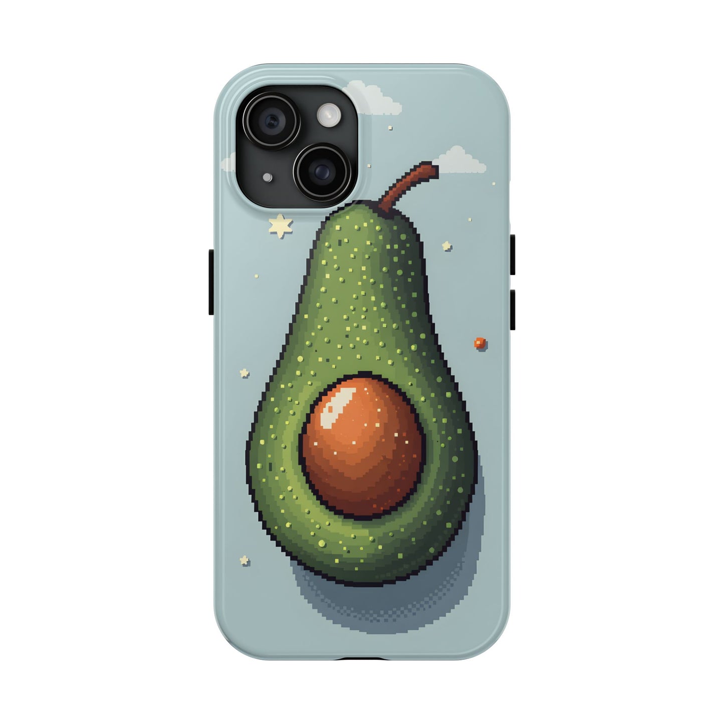 Pixel Avocado Tough Phone Case - Perfect for Foodies & Nature Lovers - for iPhone