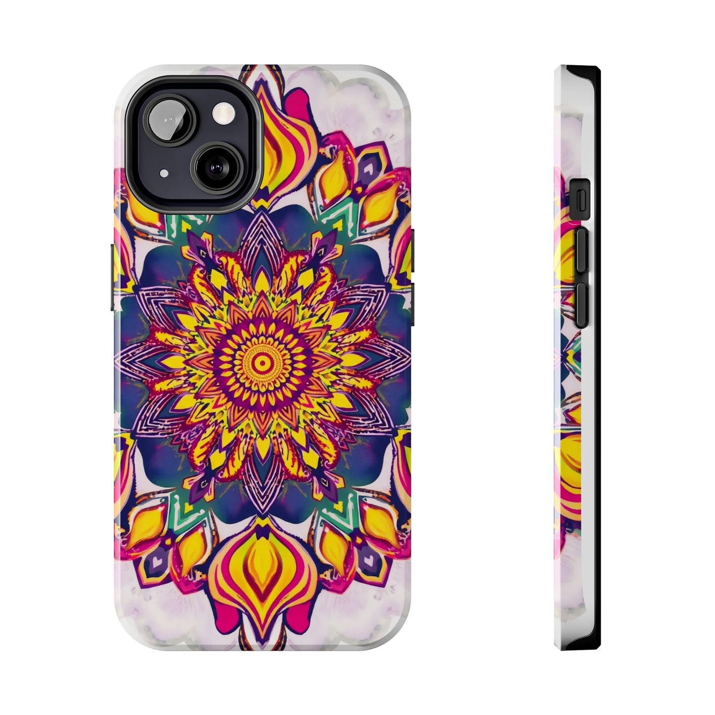 Vibrant Mandala Tough Phone Case - Boho Style Protection - for iPhone