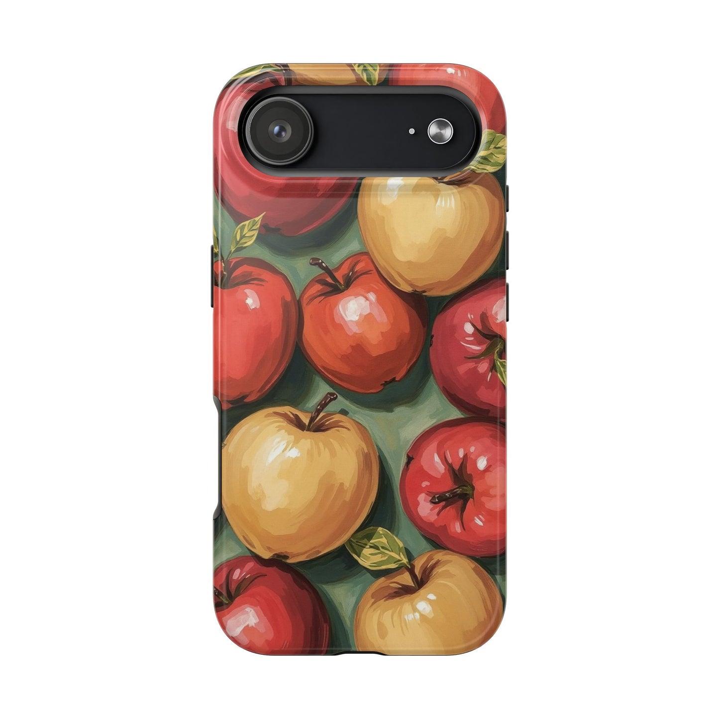 Colorful Painted Apples Art Tough Phone Case - Durable & Stylish Protection - for iPhone