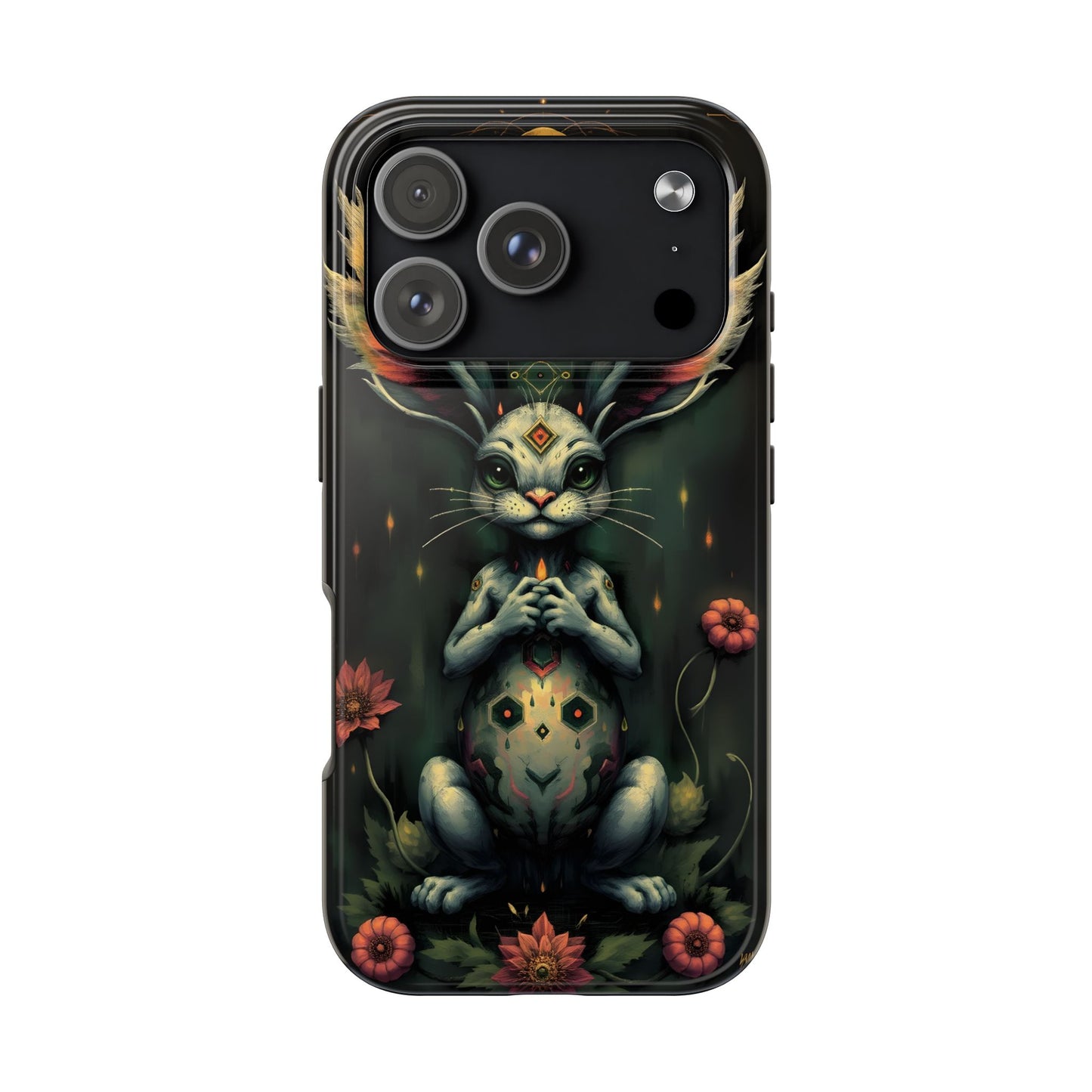 Artistic Rabbit Phone Cases - Unique and Durable Design of Mystical Bunny - for iPhone