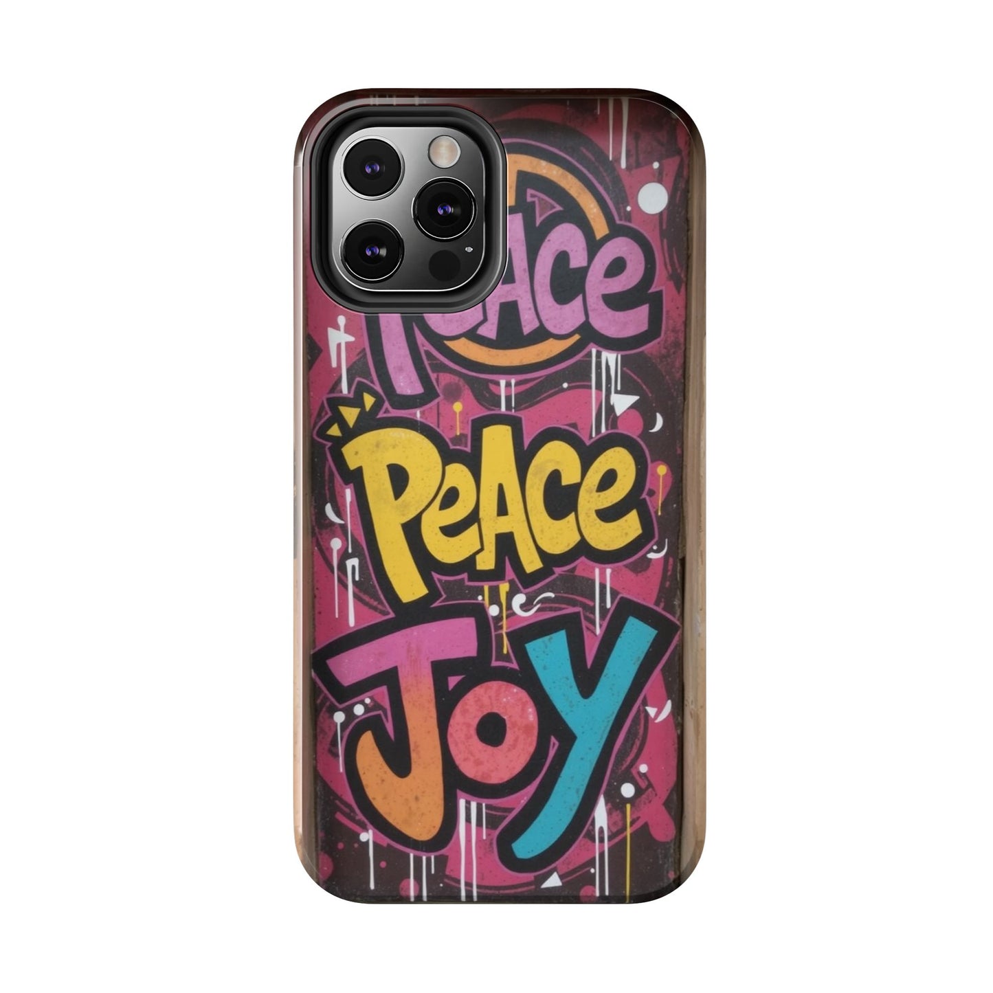 Colorful Peace Joy Tough Phone Case