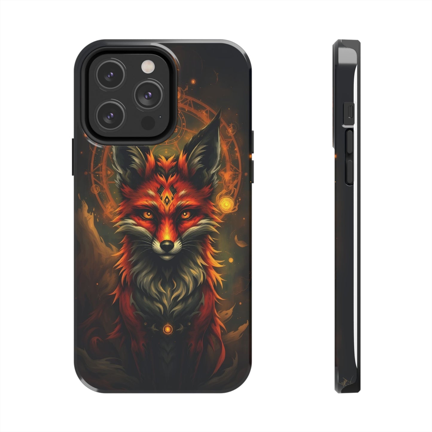 Mystical Fox Tough Phone Case - Durable Protection with Enchanting Design - for iPhone