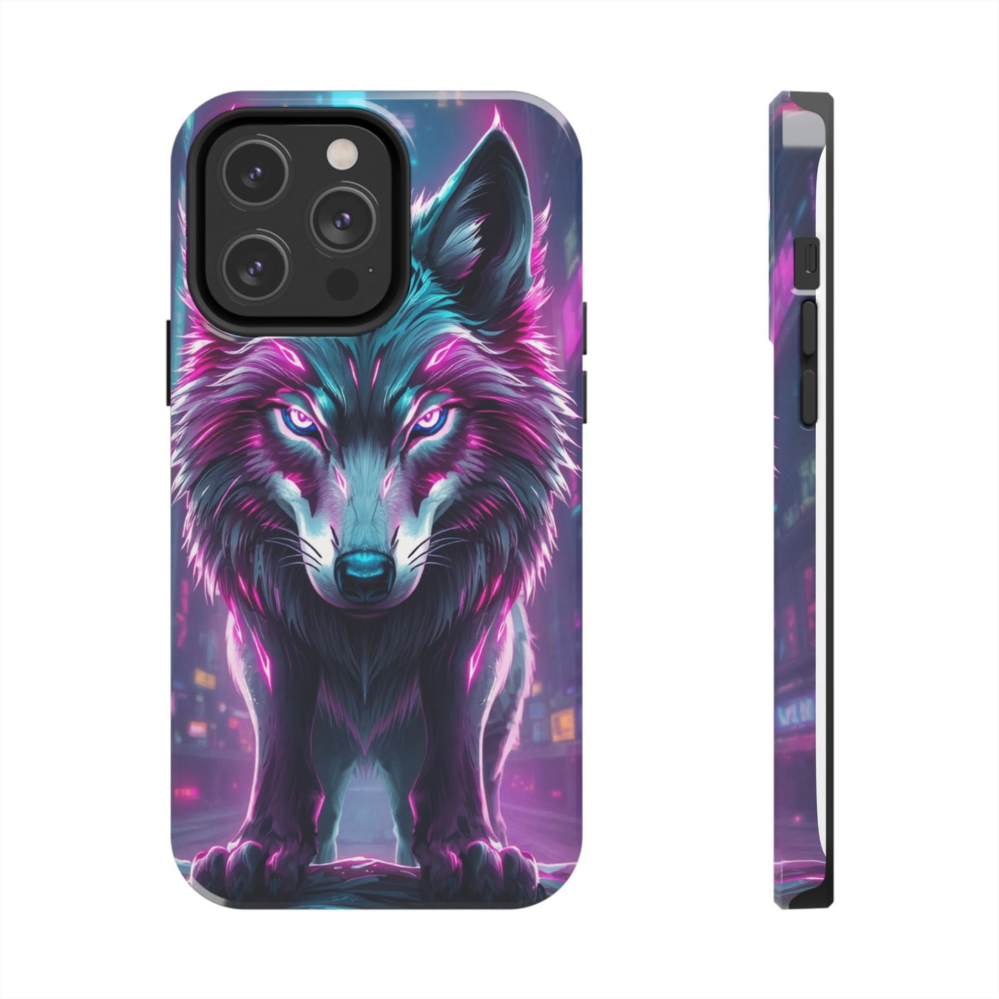 Fierce Wolf Phone Case - Tough & Vibrant Design for Animal Lovers