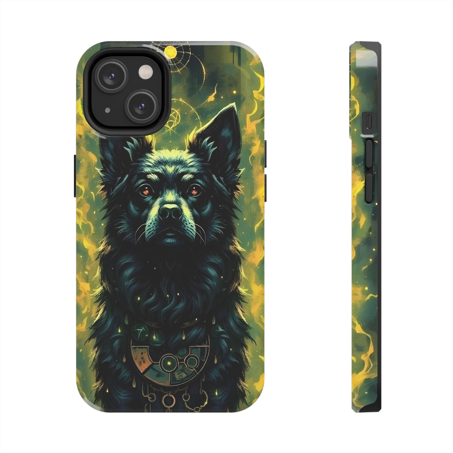 Mystical Dog Tribe Phone Case - Tough and Stylish for Pet Lovers - for iPhone