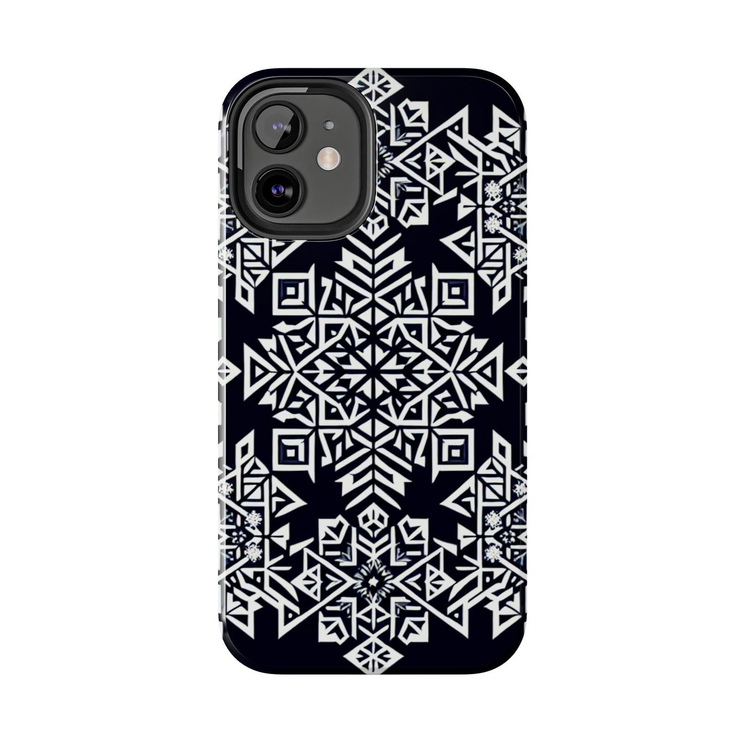 Winter Wonderland Tough Phone Case - Digital Snowflake - for iPhone