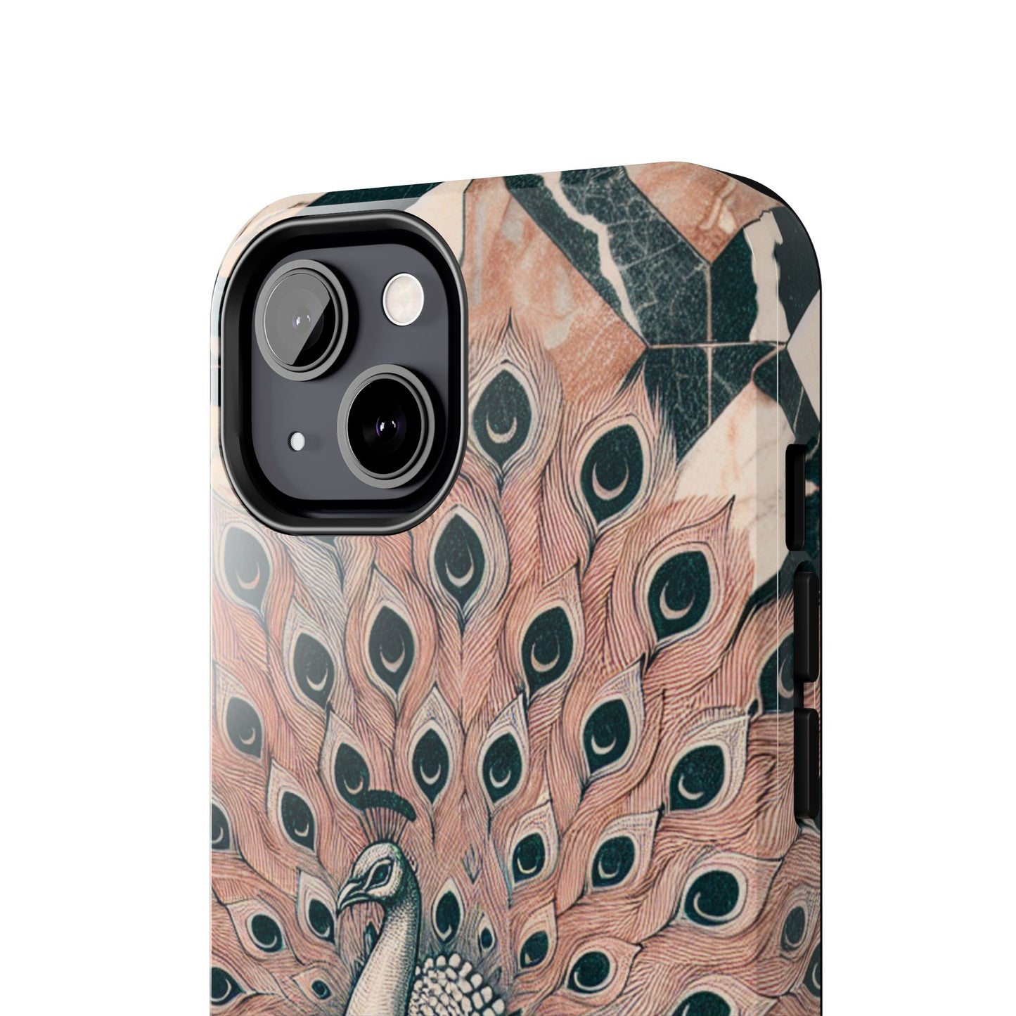 Peacock Tough Phone Case | Stylish & Durable Artwork - for iPhone