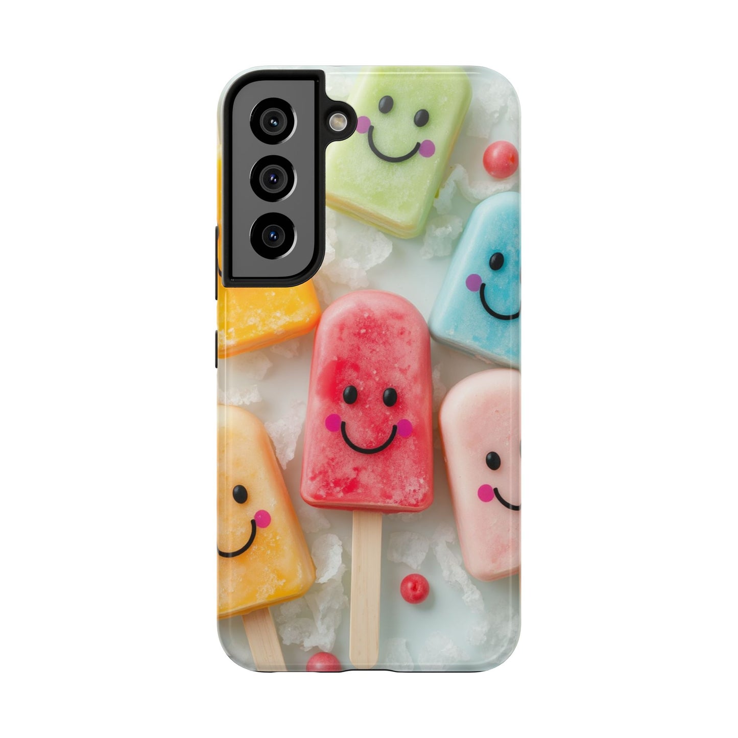 Cute Smile Popsicle Tough Phone Case - Fun Protection for Your Device