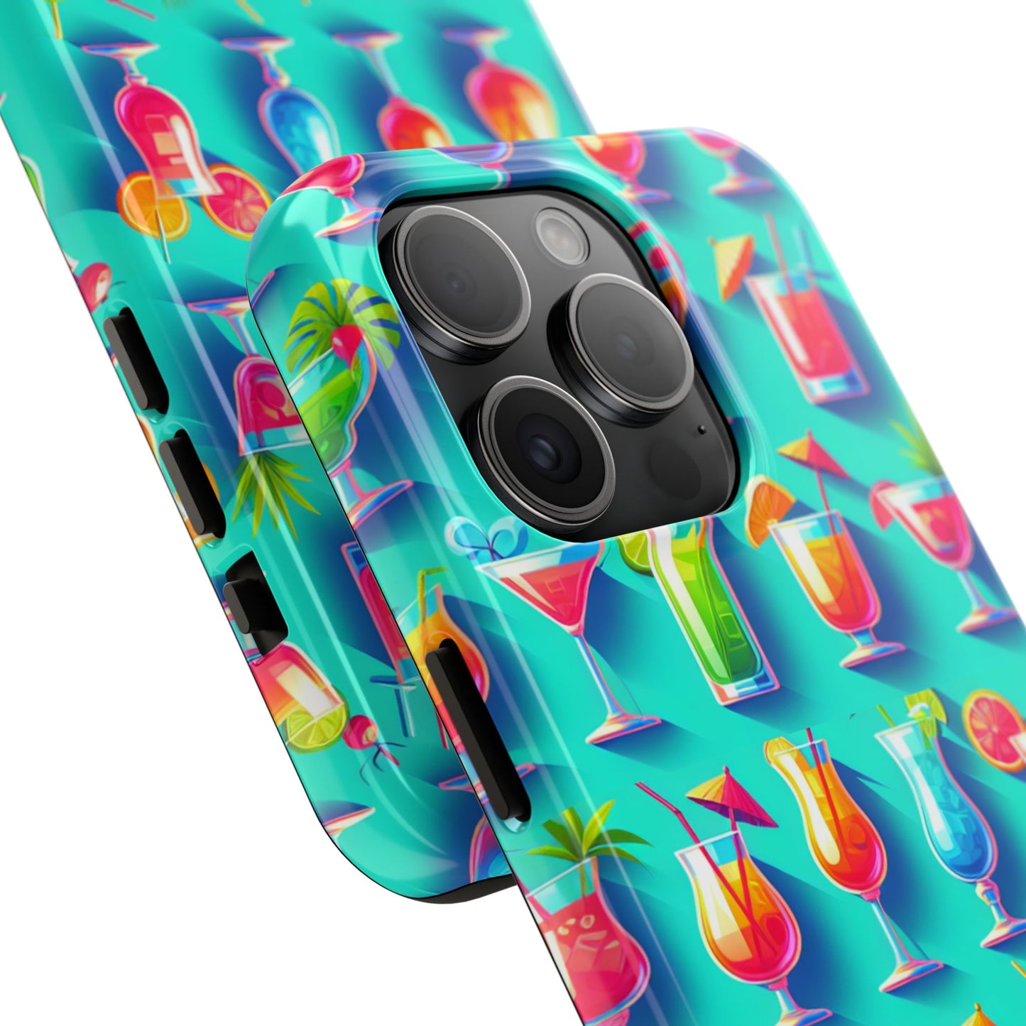 Cocktail Party Phone Case - Fun & Colorful Design for Summer Vibes - for iPhone