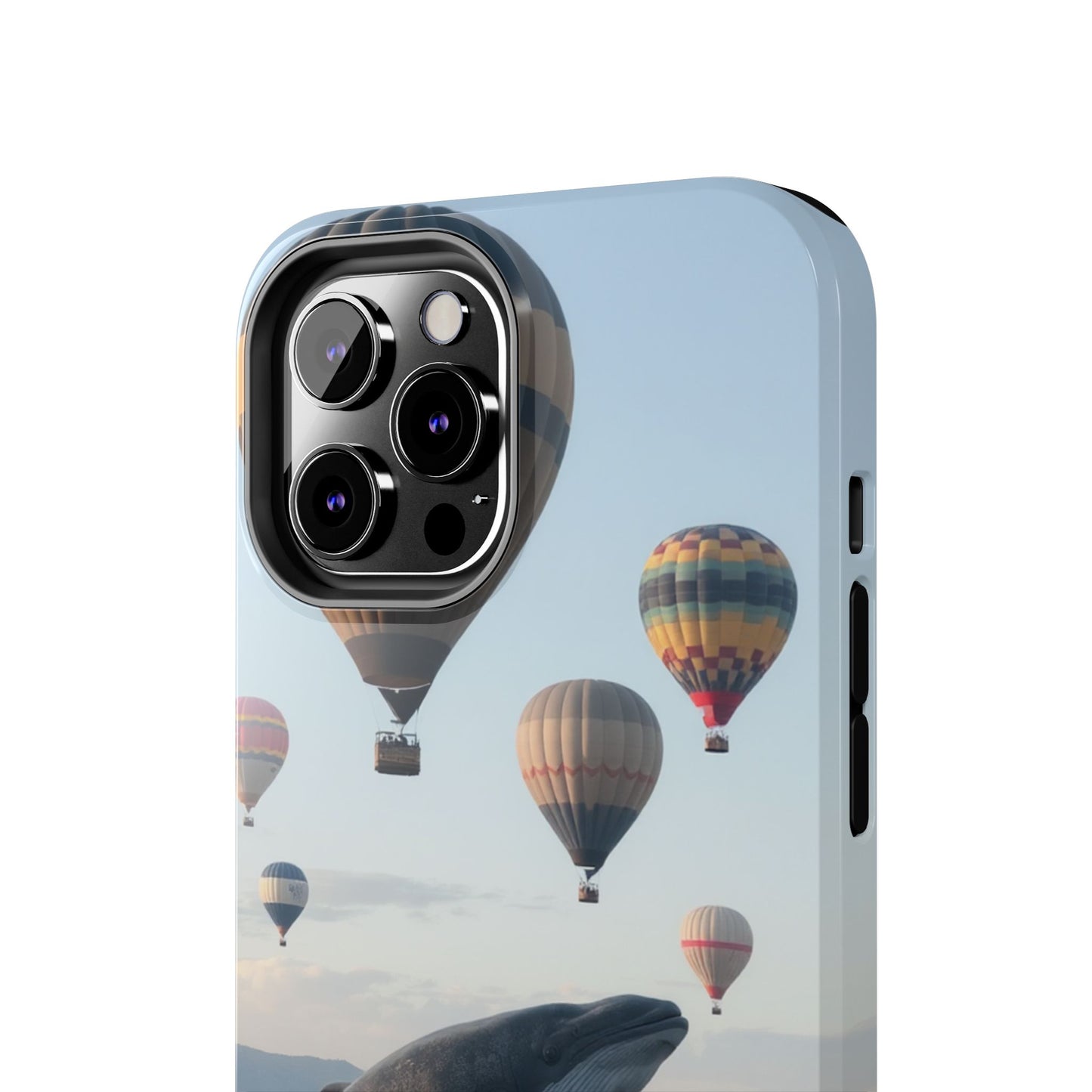 Whale Hot Air Balloon Tough Phone Case - Adventure & Nature Lovers