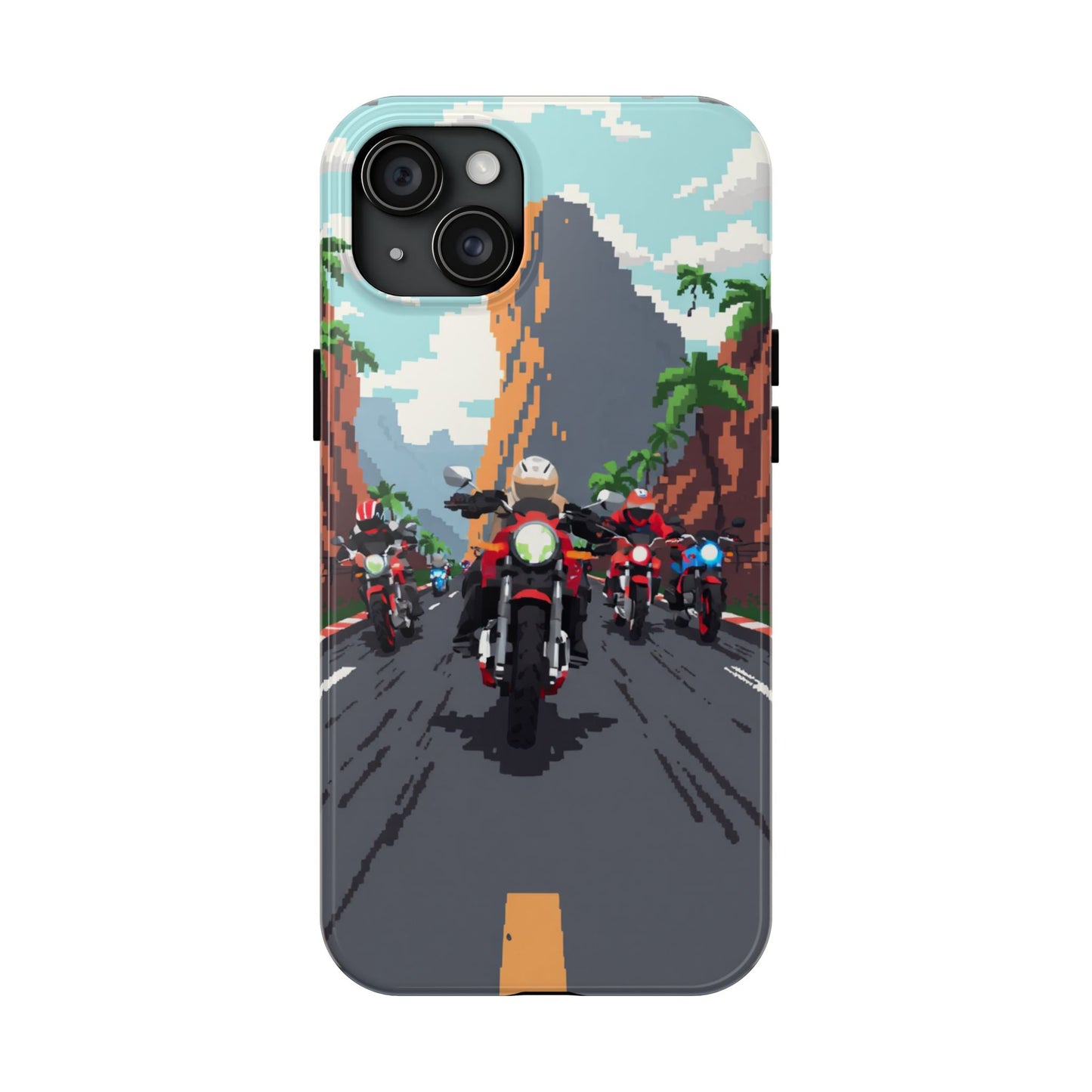Retro Biker Tough Phone Case - Perfect for Motorcycle Lovers