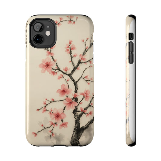 Cherry Blossom Tough Phone Case - Stylish Protection for Nature Lovers