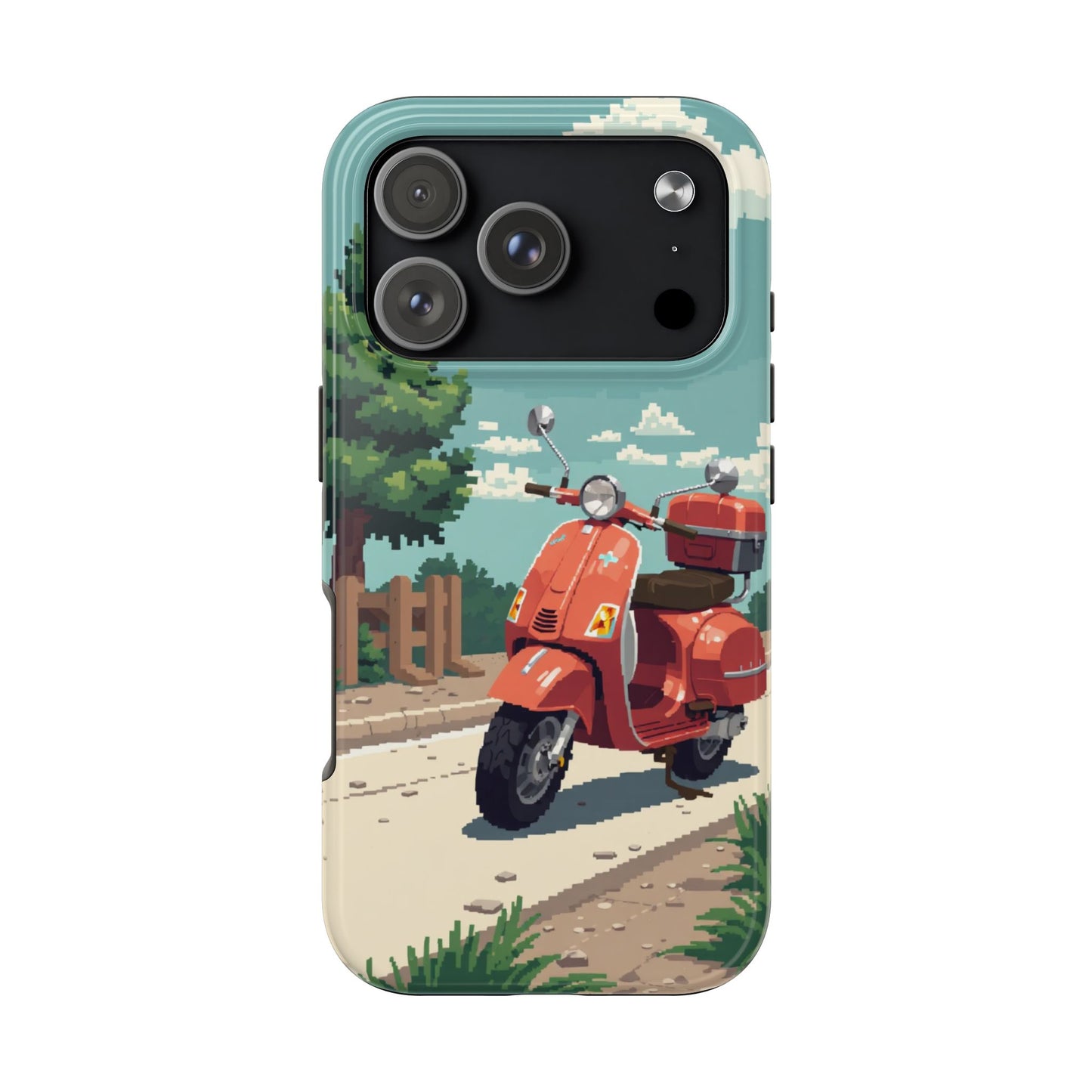 Retro Scooter Phone Case - Tough & Stylish Protection