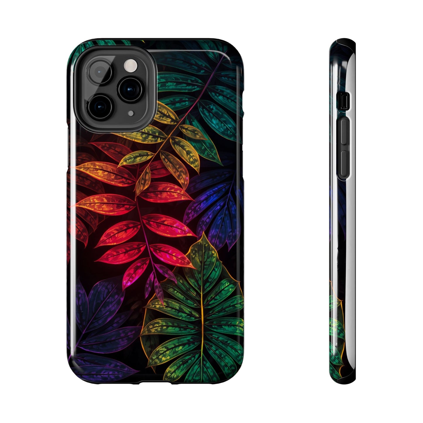 Vibrant Tropical Leaf Tough Phone Case