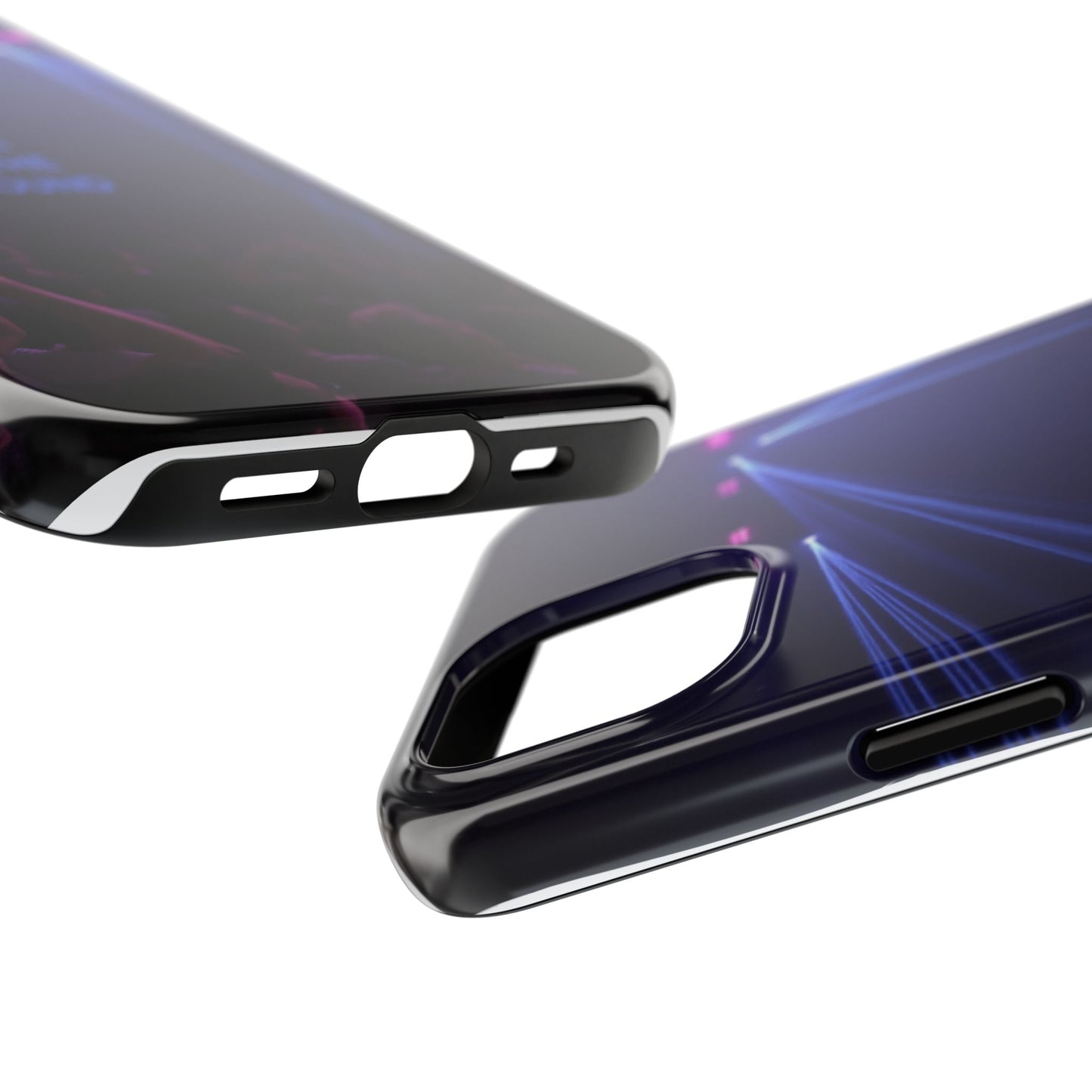 Vibrant Tough Phone Case - 'Lost in the Sound' Design for Music Lovers