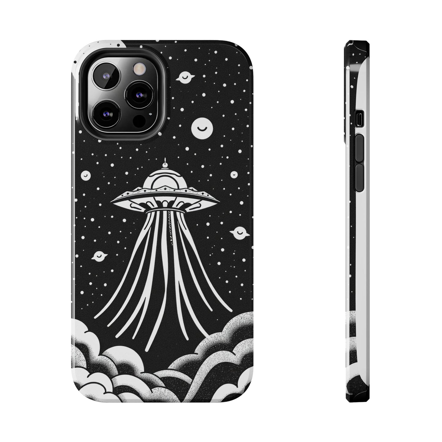 Galaxy UFO Tough Phone Case - Durable Protection with Unique Space Design