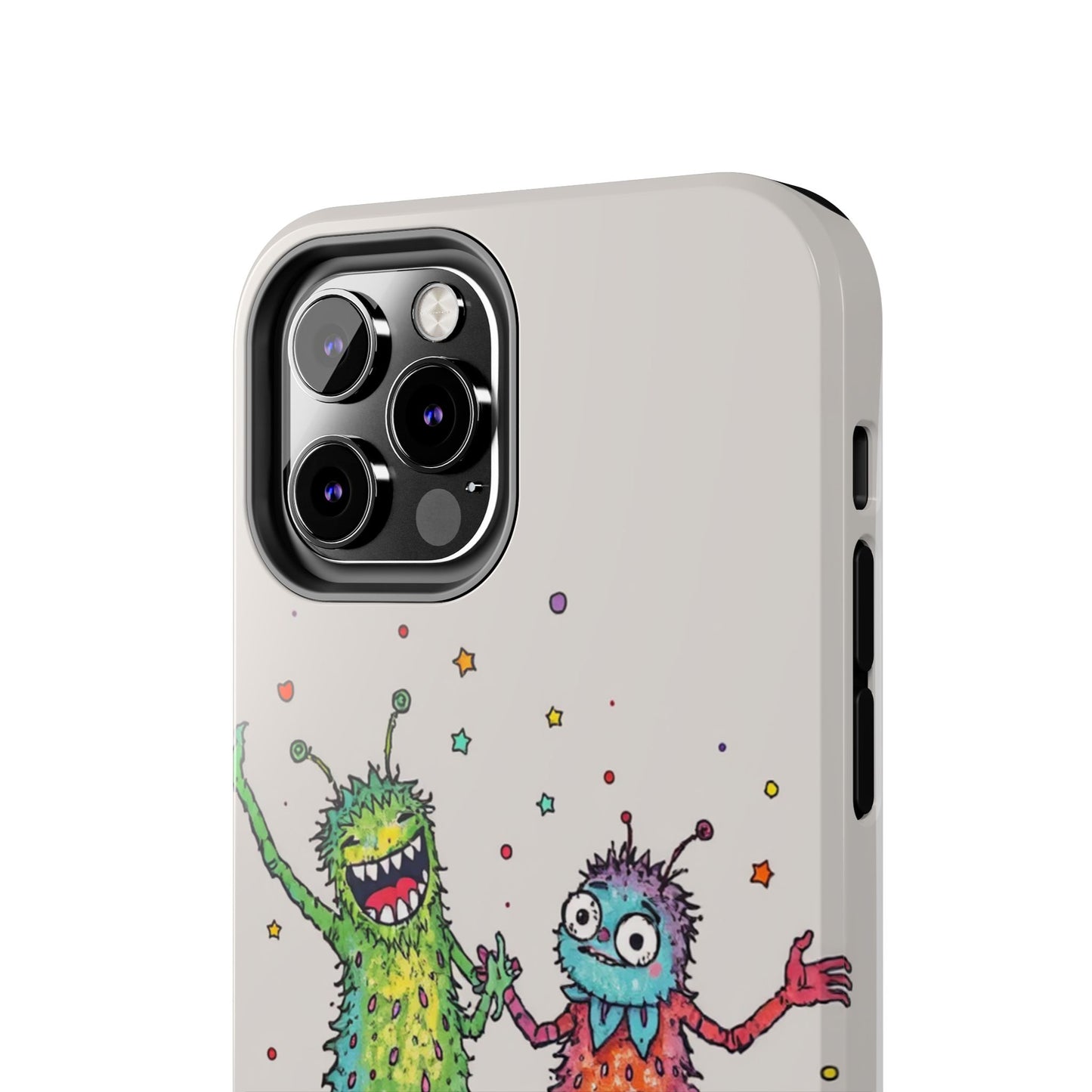Colorful Monster Tough Phone Case - Fun and Playful Design