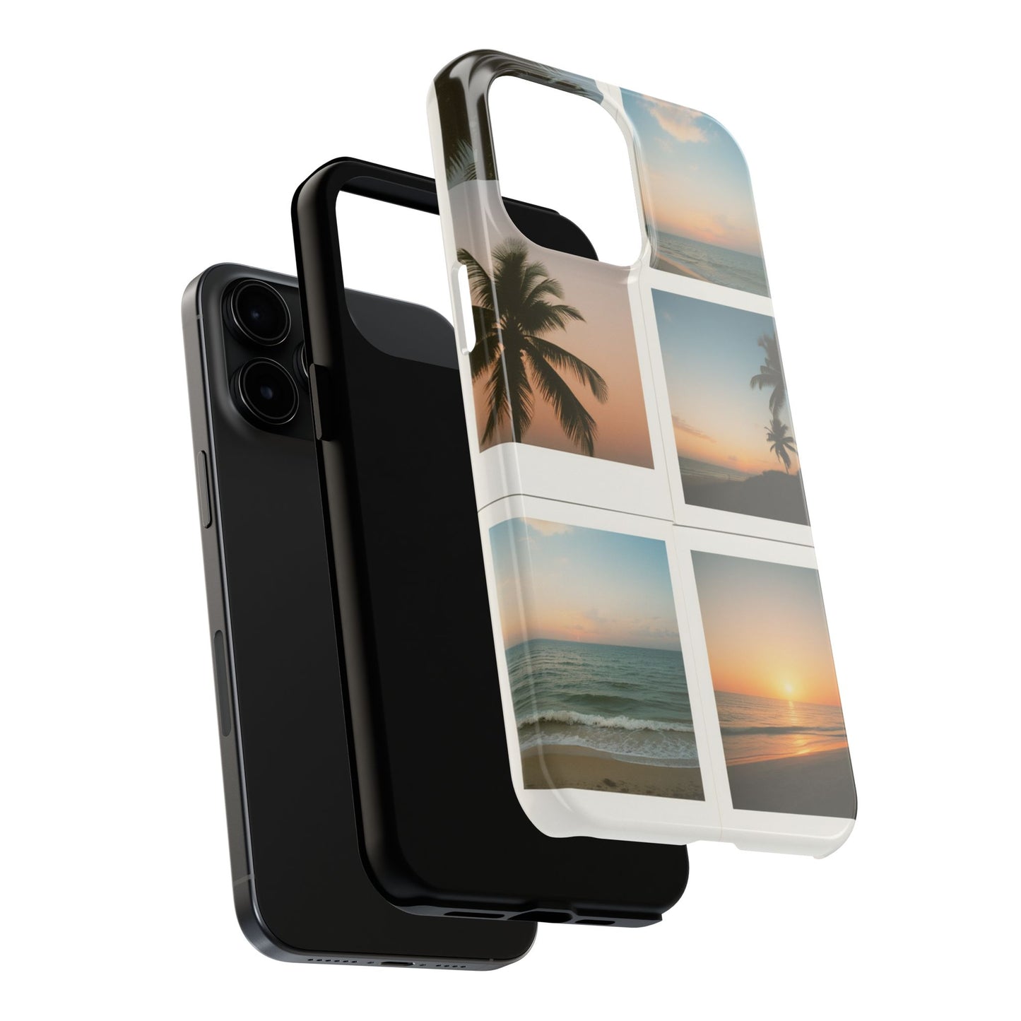 Tropical Sunset Tough Phone Case - Beach Vibes for Summer Adventures