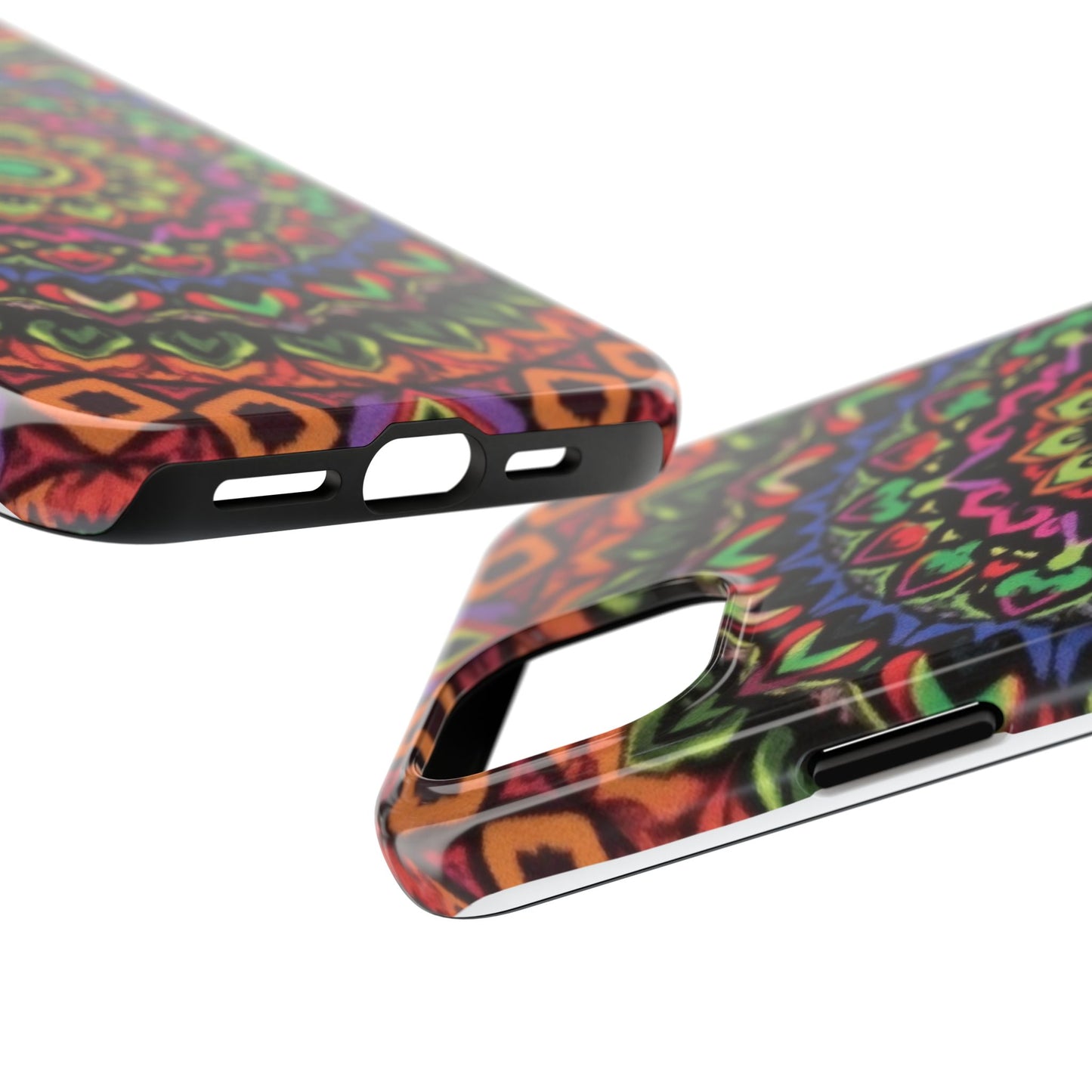 Colorful Mandala Tough Phone Case - Vibrant Designs for Trendy Protection - for iPhone