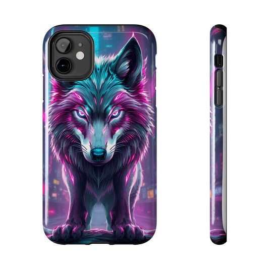 Fierce Wolf Phone Case - Tough & Vibrant Design for Animal Lovers
