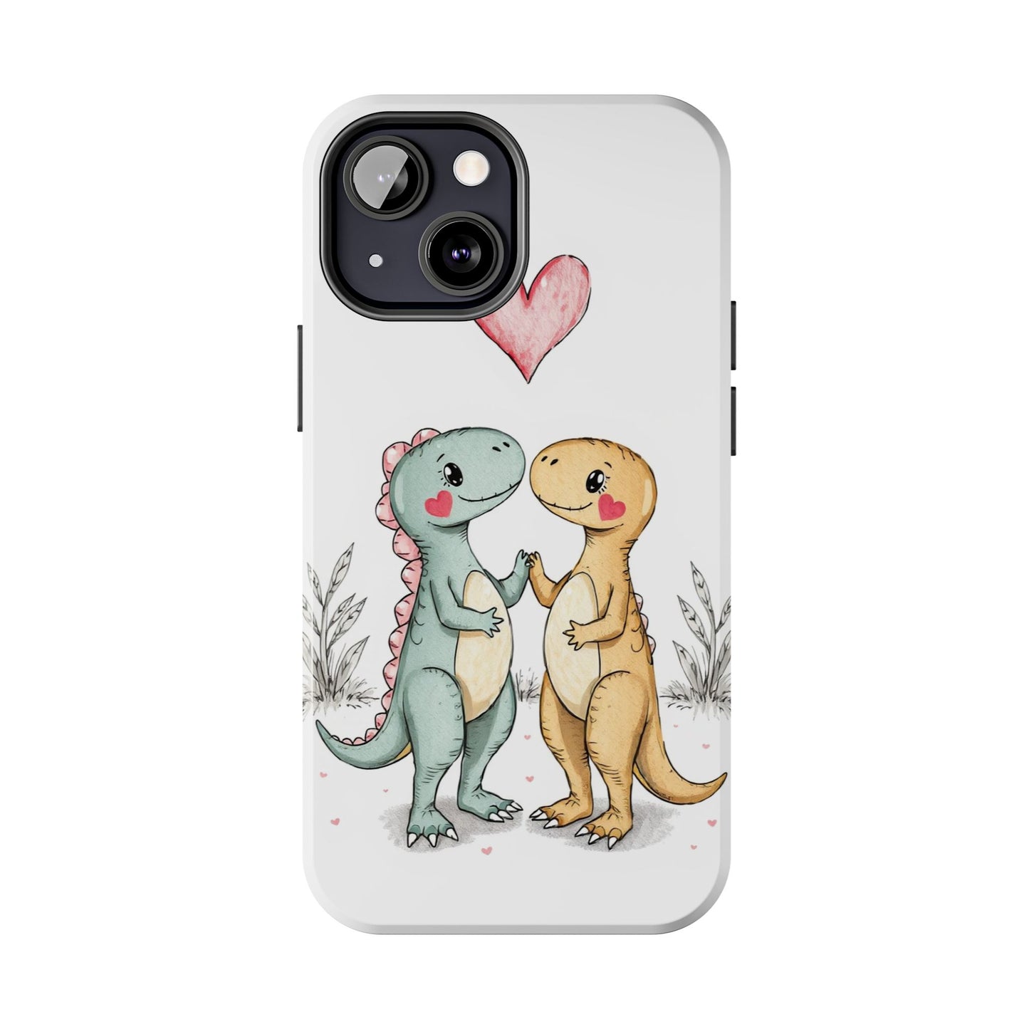 Dino Couples - Tough Phone Case for iPhone