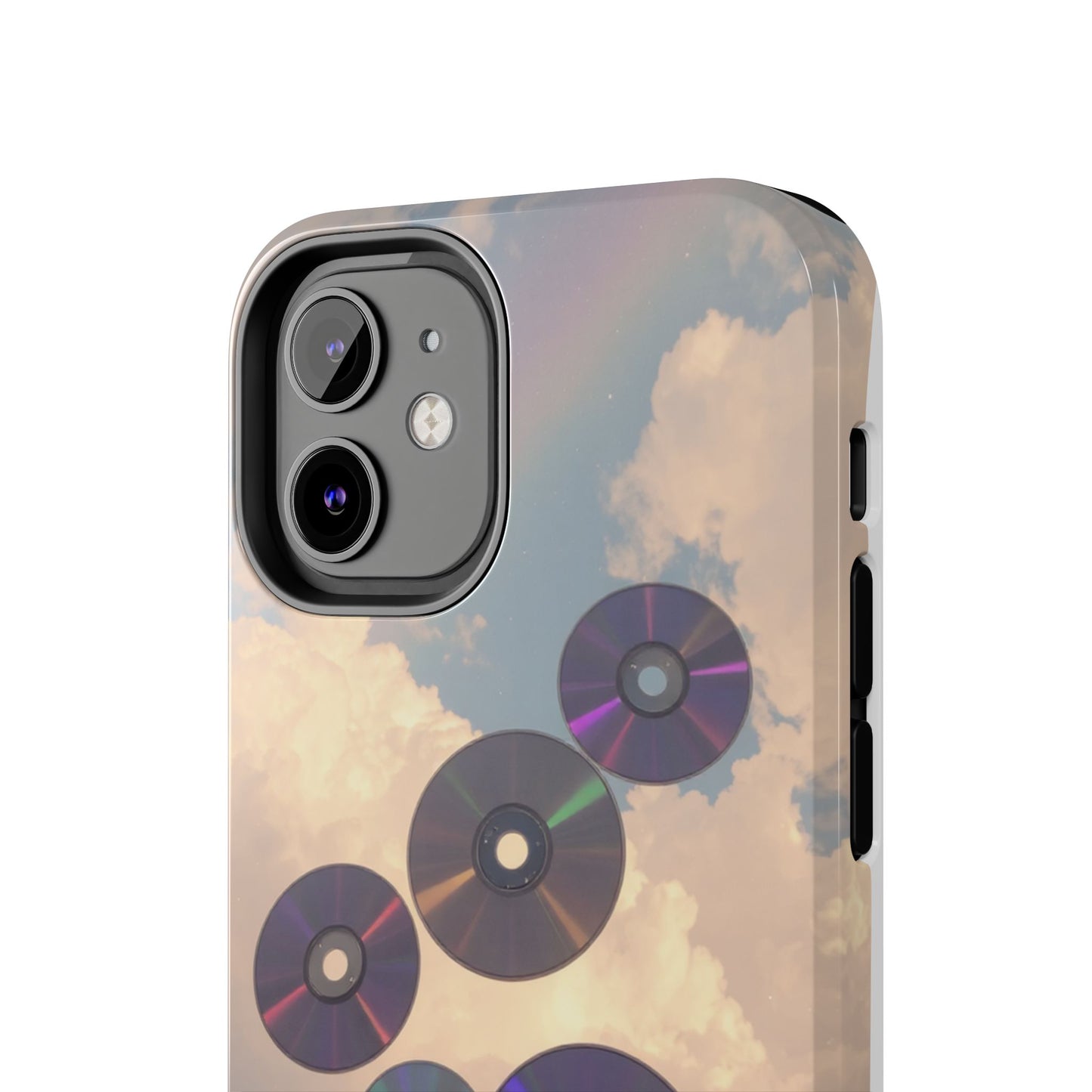 Vibrant Cloud CD Tough Phone Case - Durable and Stylish