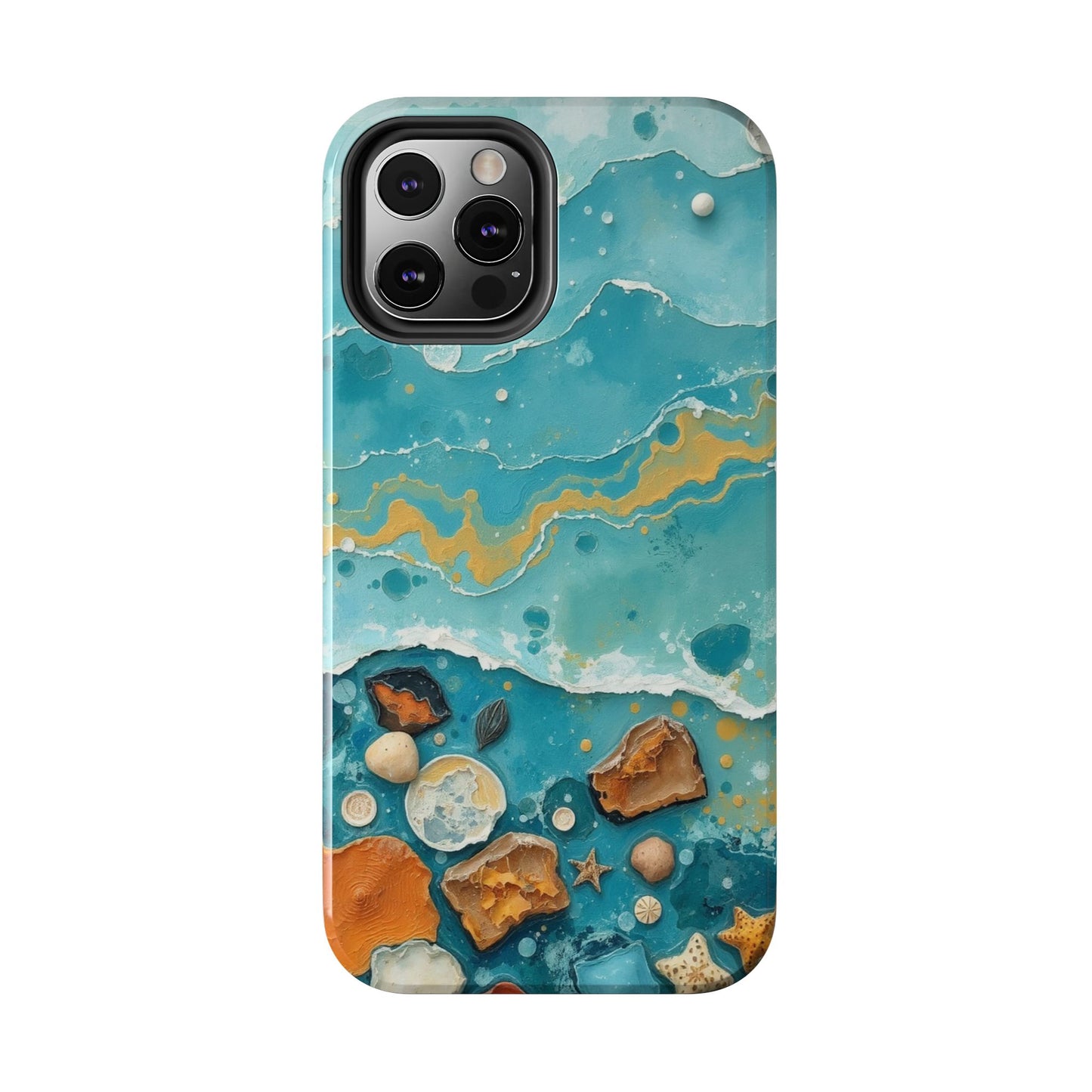 Ocean-Inspired Tough Phone Cases - Coastal Beach Vibe, Easy Accessory for Beach Lovers