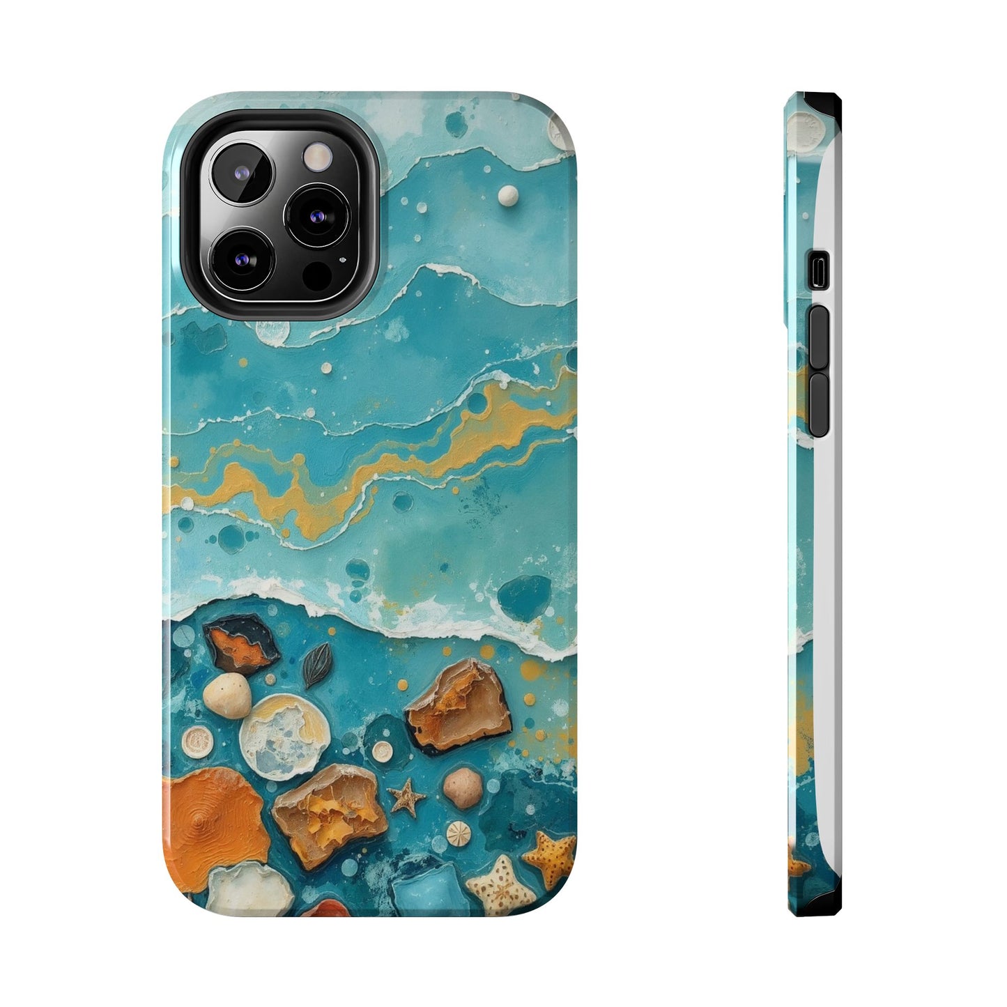 Ocean-Inspired Tough Phone Cases - Coastal Beach Vibe, Easy Accessory for Beach Lovers