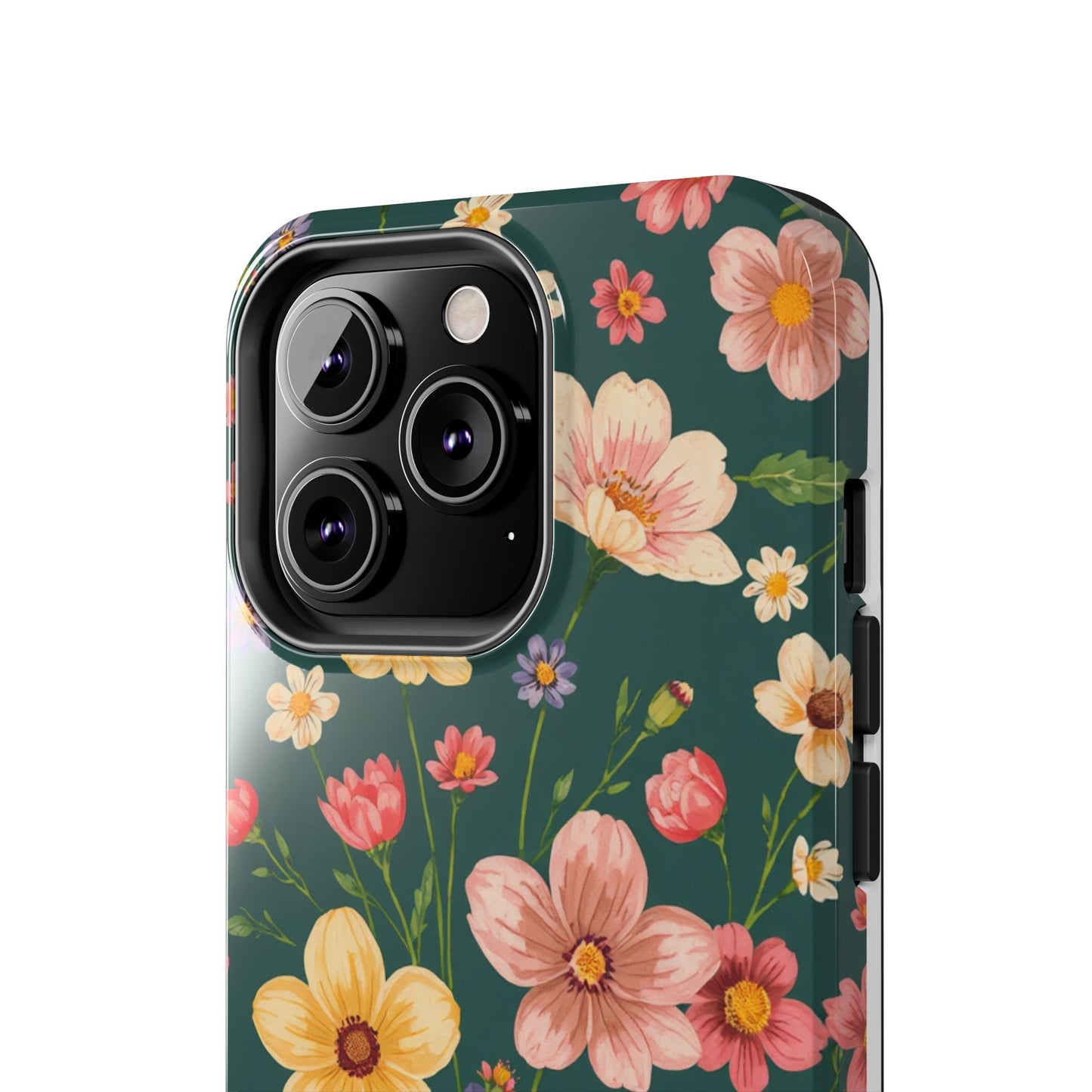 Vintage Spring Flowers Tough Phone Case - Durable Protection for iPhone