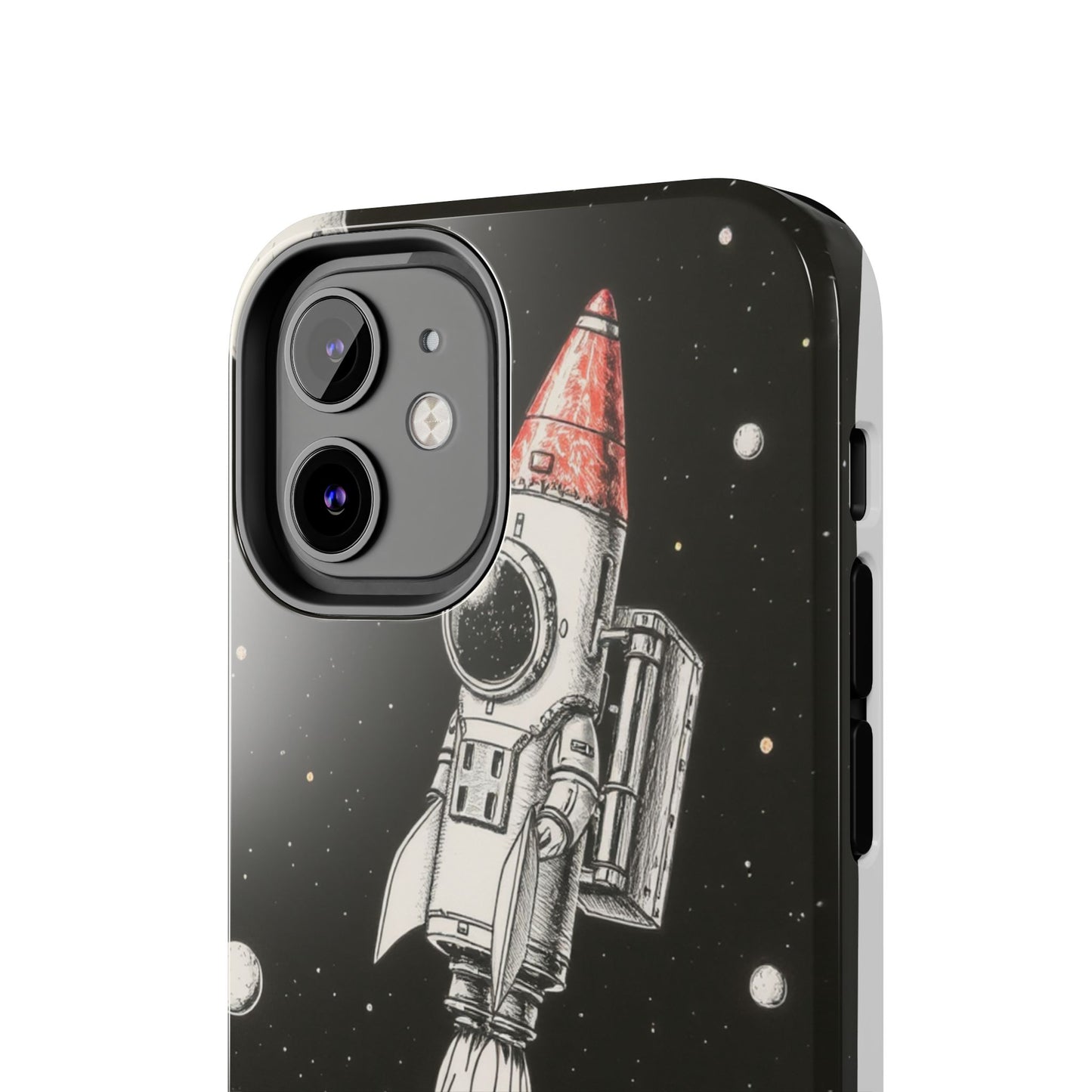Cool Tough Phone Case for iPhone - Astro-Rocket Bond
