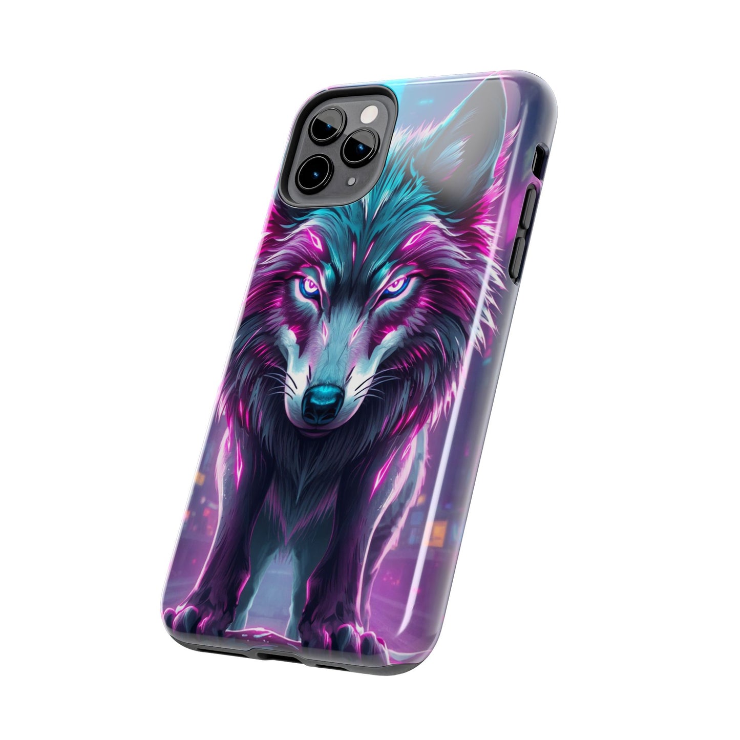Fierce Wolf Phone Case - Tough & Vibrant Design for Animal Lovers