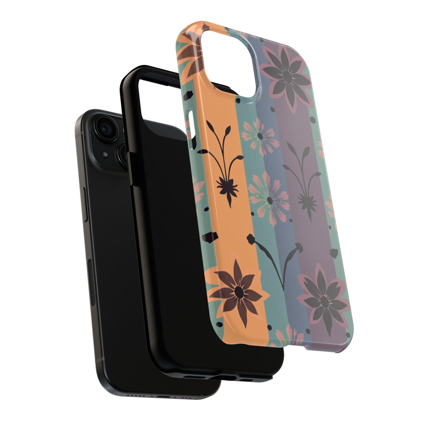 Boho Floral Tough Phone Cases - Durable & Stylish Protection - for iPhone