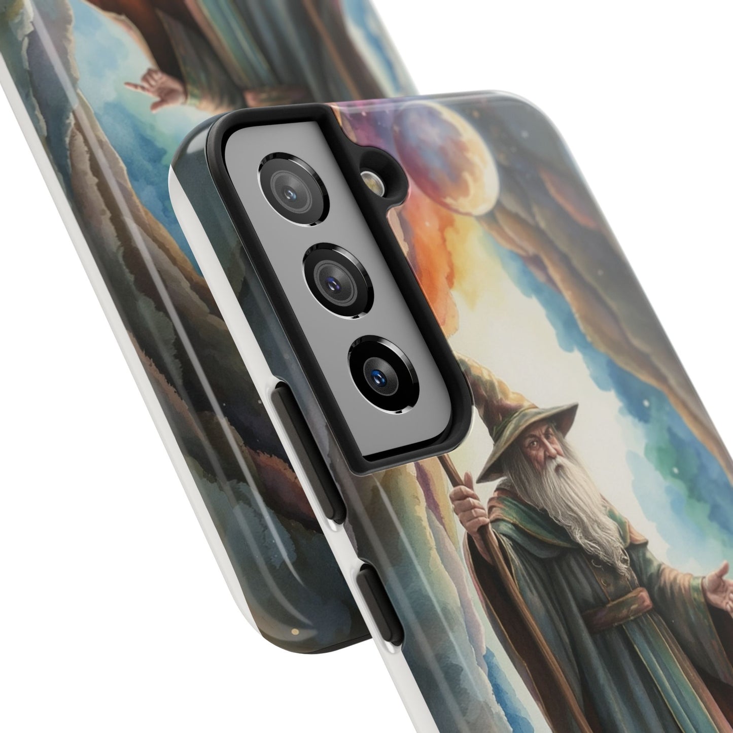 Magical Wizard Phone Case - Tough, Durable Phone Cover for Fantasy Lovers, Geek Gift, Unique Design, Celestial Phone Accessory