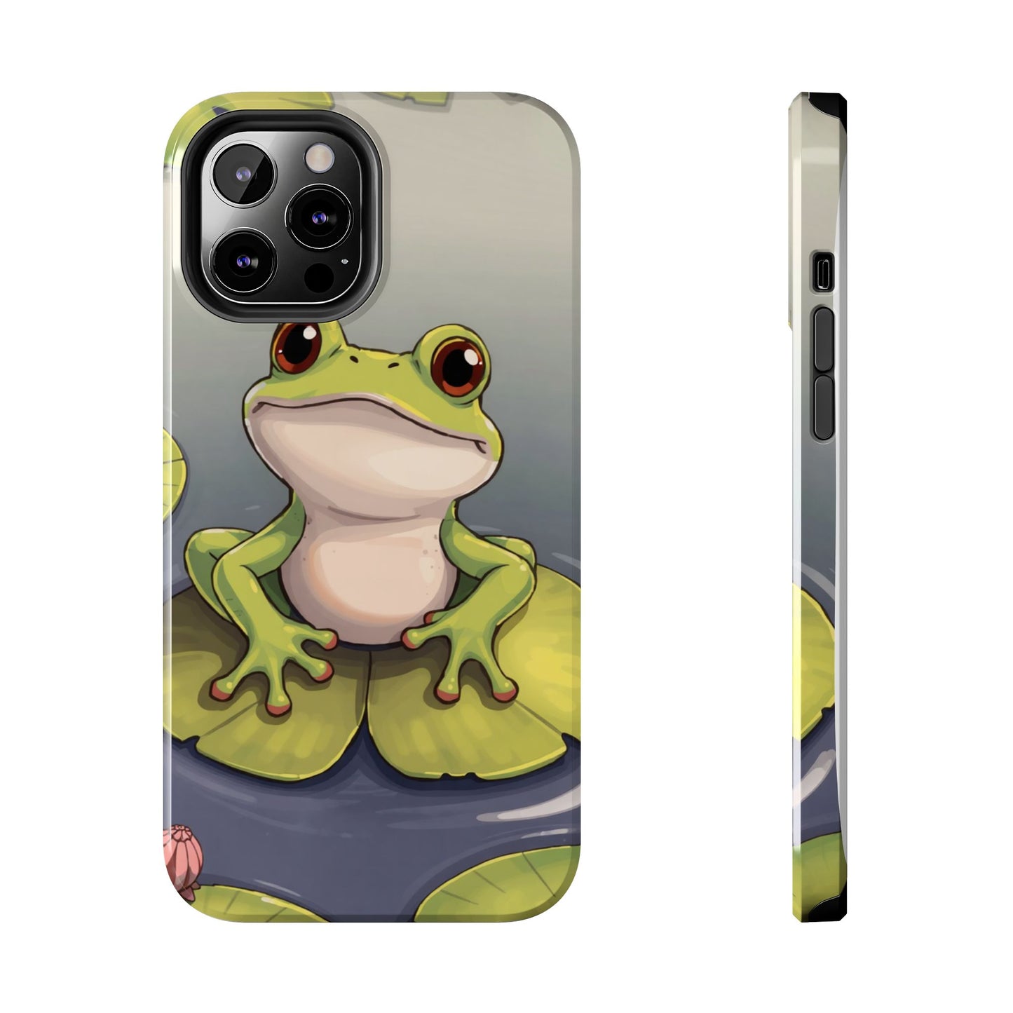 Cute Frog Tough Phone Case - Durable Protection with Nature Vibe