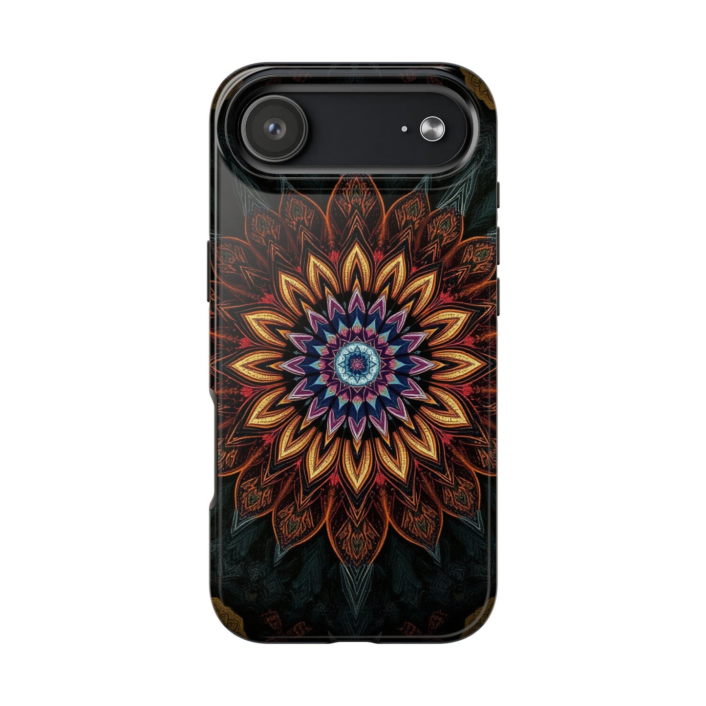 Mystic Mandala Tough Phone Case - Durable Protection with Artistic Design - for iPhone