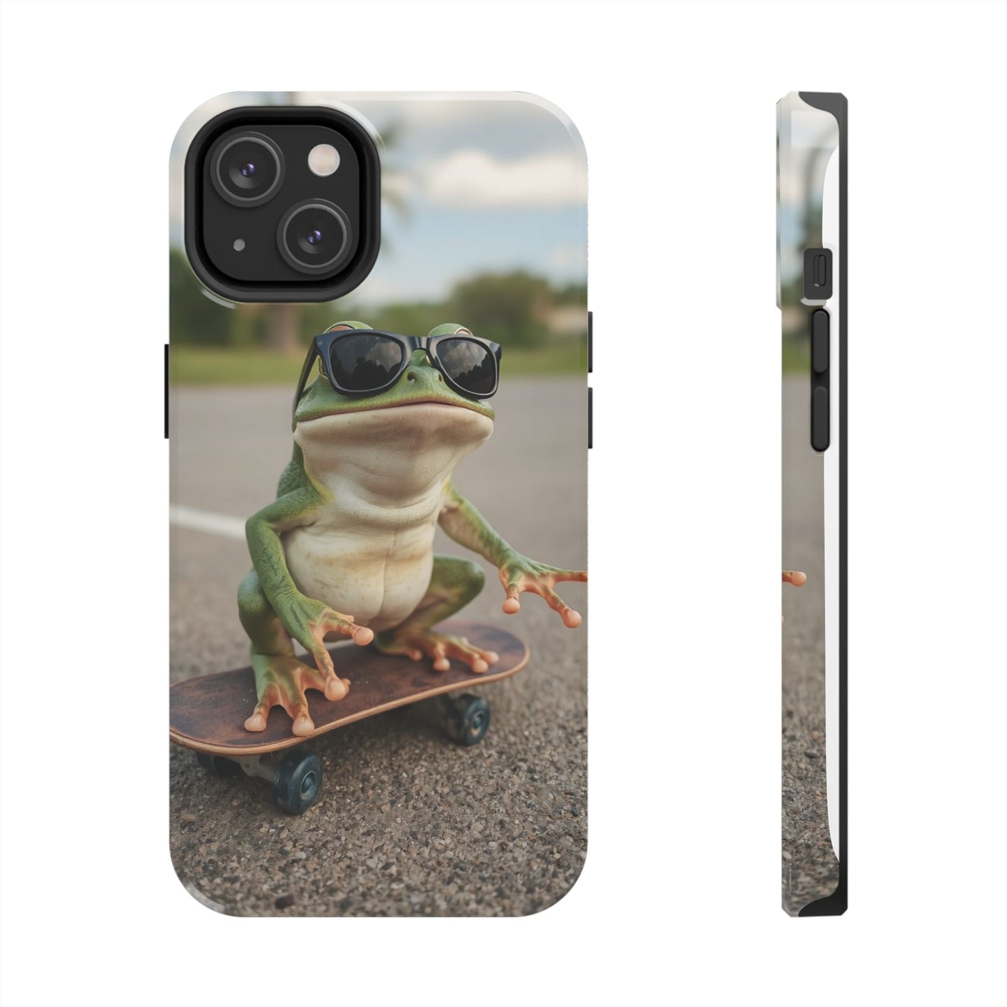 Cool Frog Skateboard Phone Case - Tough and Stylish Protection