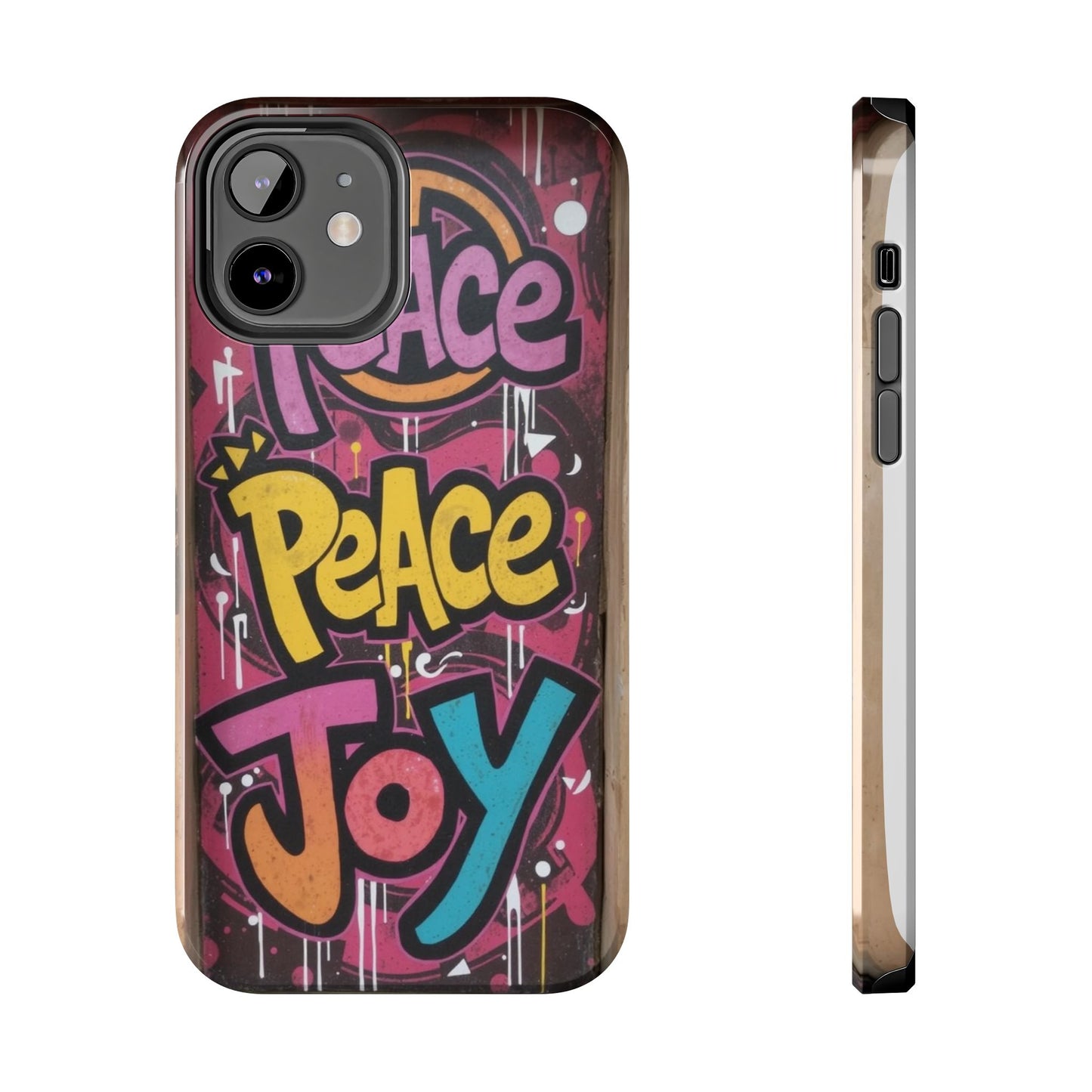 Colorful Peace Joy Tough Phone Case