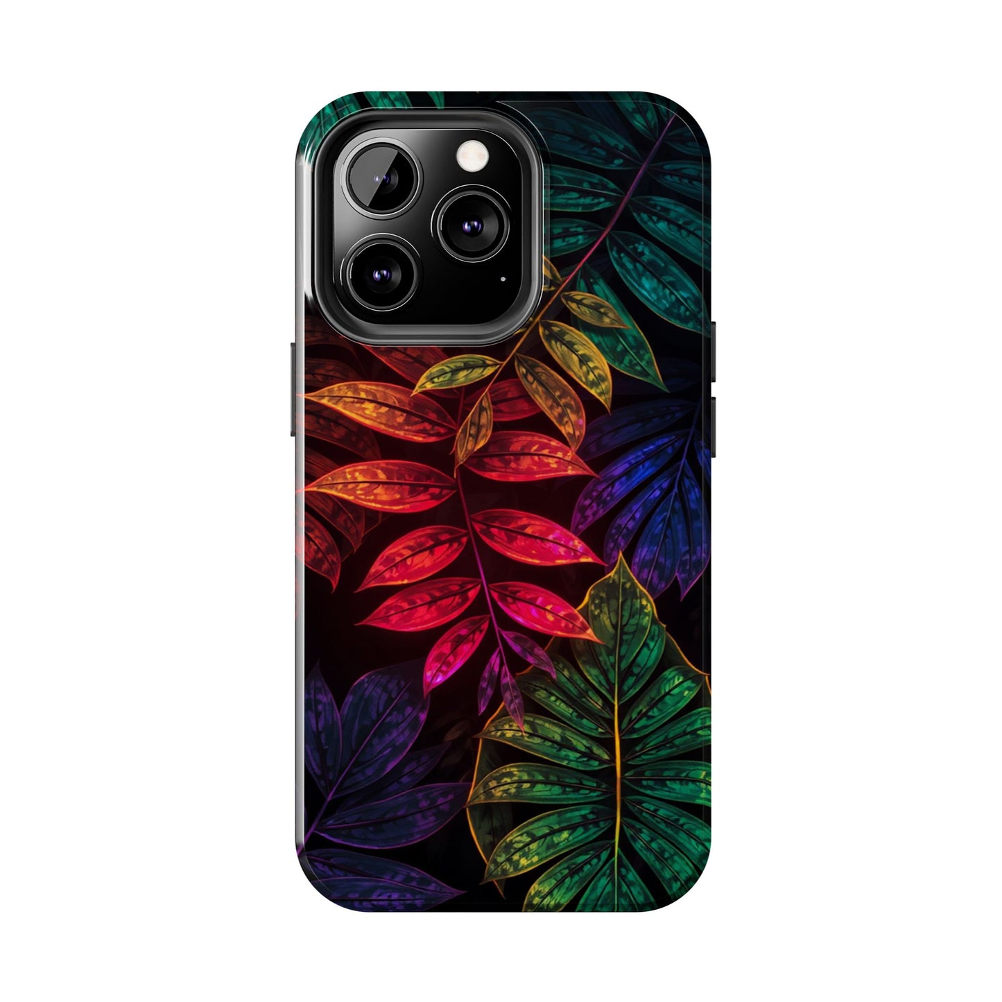 Vibrant Tropical Leaf Tough Phone Case