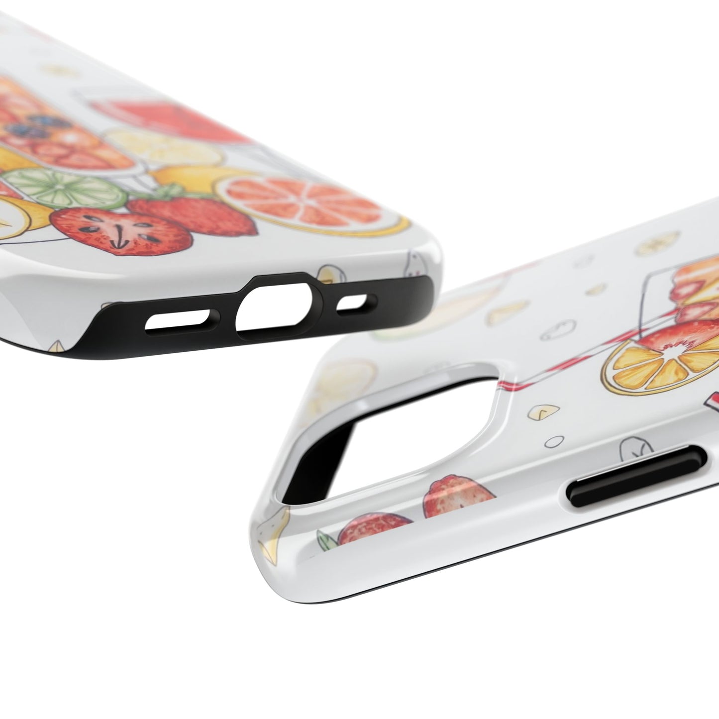 Colorful Fruit Cocktail Tough Phone Case - Perfect for Summer Vibes