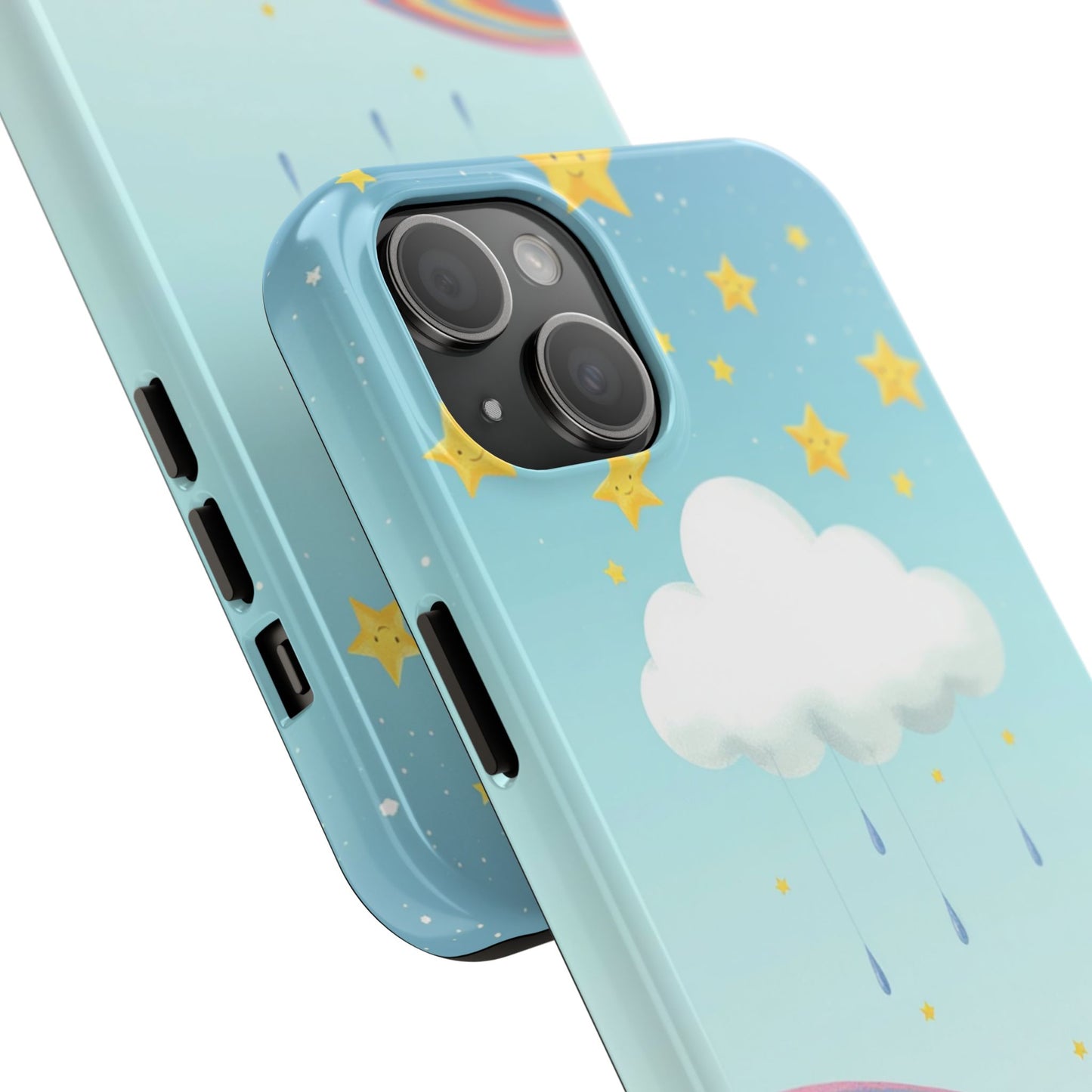 Colorful Rainbow Phone Case - Durable Tough Design for Adventurers