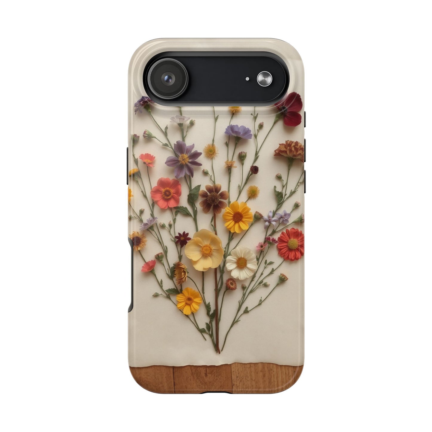 Floral Tough Phone Case - Durable Protection with Nature-Inspired Design