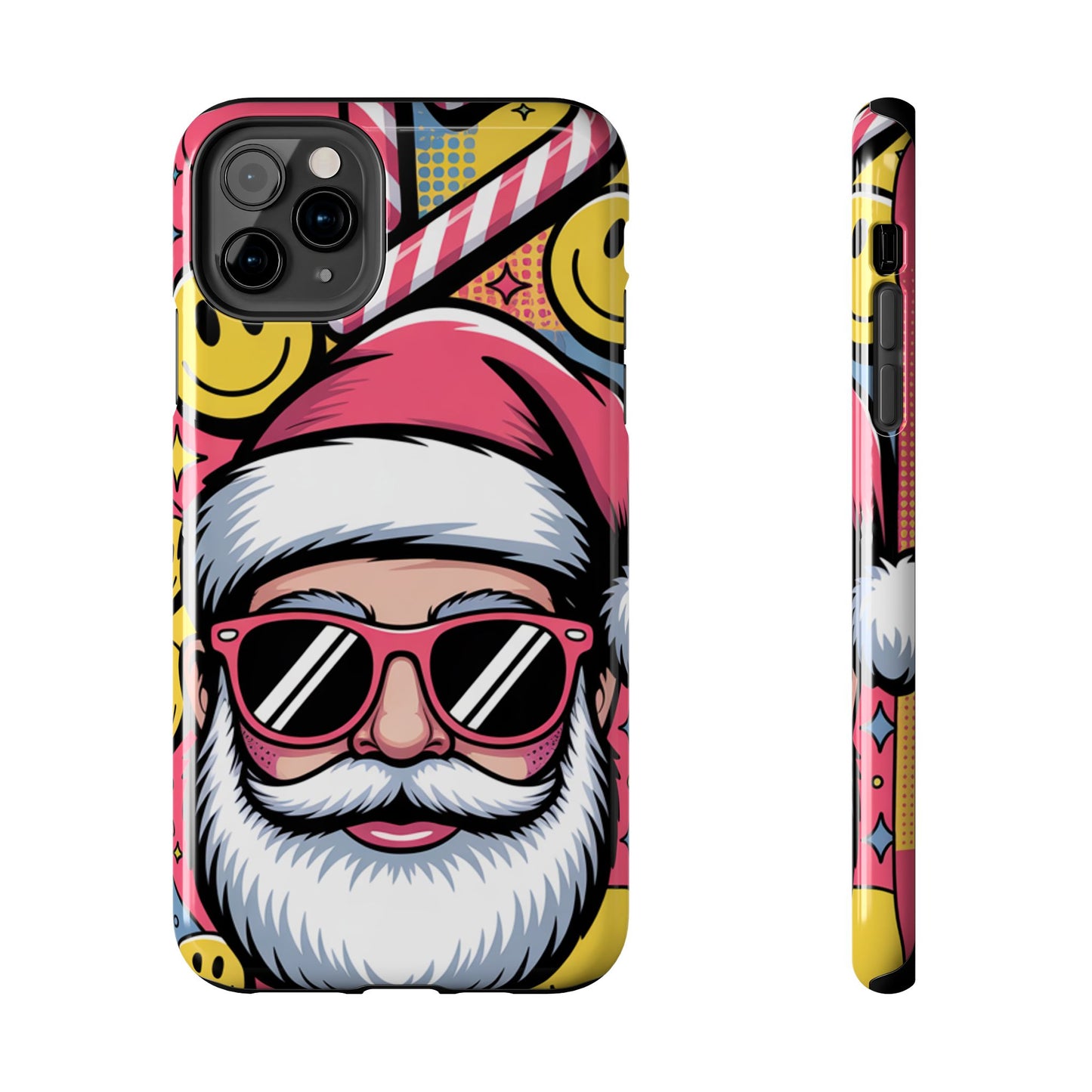 Pop Art Santa Sunglasses Tough Phone Case for Holiday Vibes