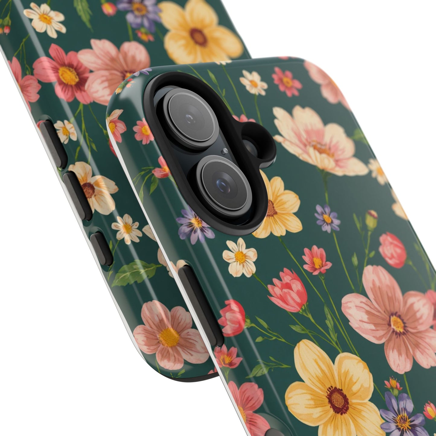 Vintage Spring Flowers Tough Phone Case - Durable Protection for iPhone