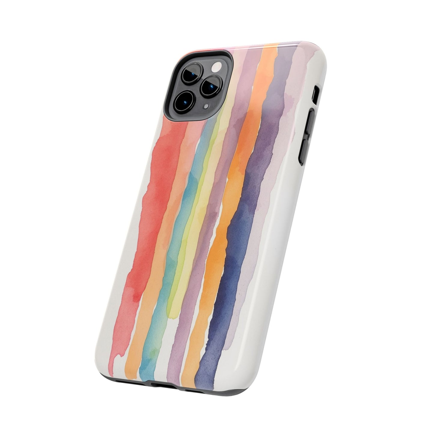 Colorful Watercolor Tough Phone Case - Stylish and Durable Cover for Creative Souls