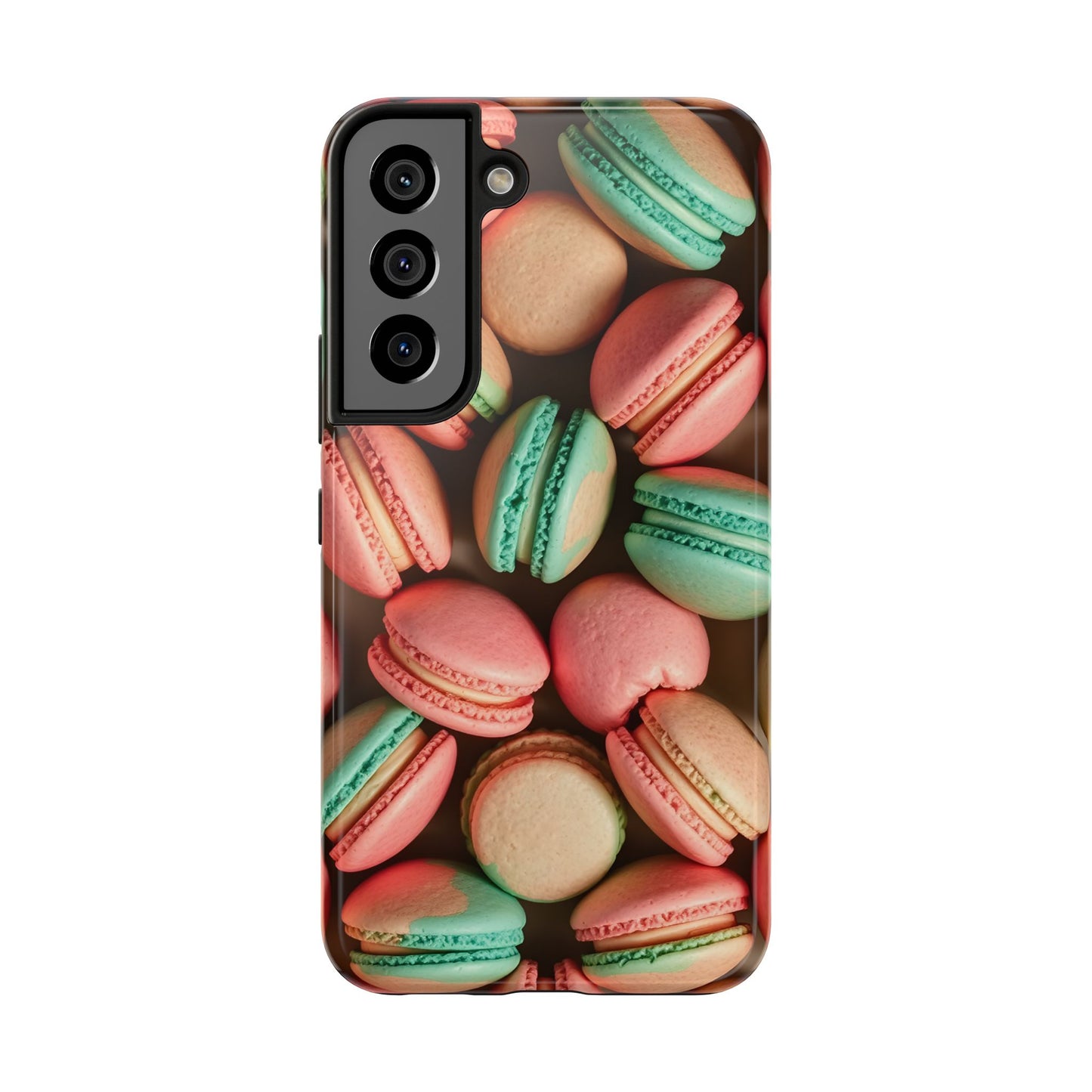 Colorful Tasty Macarons Tough Phone Case - Durable Protection with Sweet Aesthetic - for iPhone