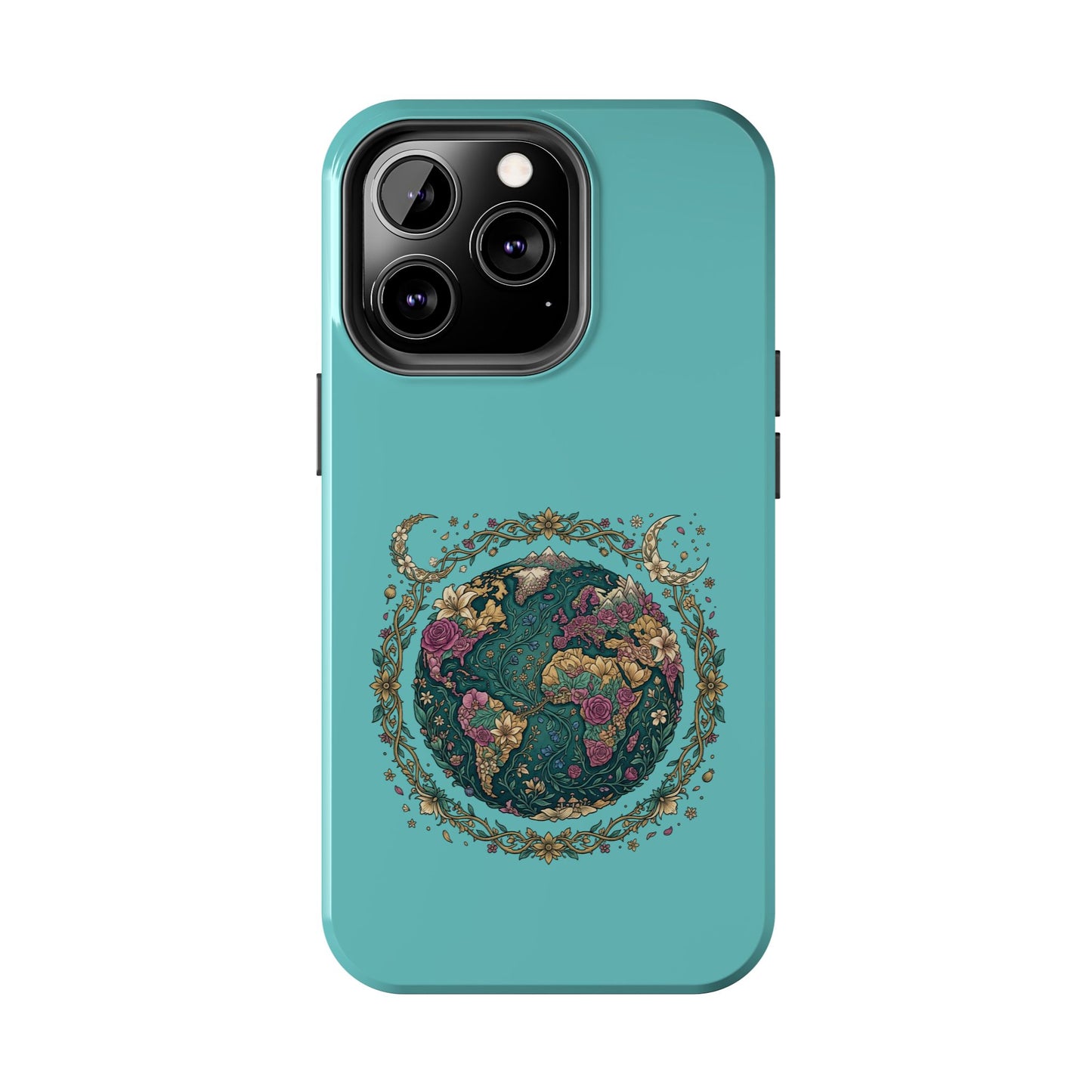 Mystical Floral Planet Phone Case — Tough Protective Phone Case