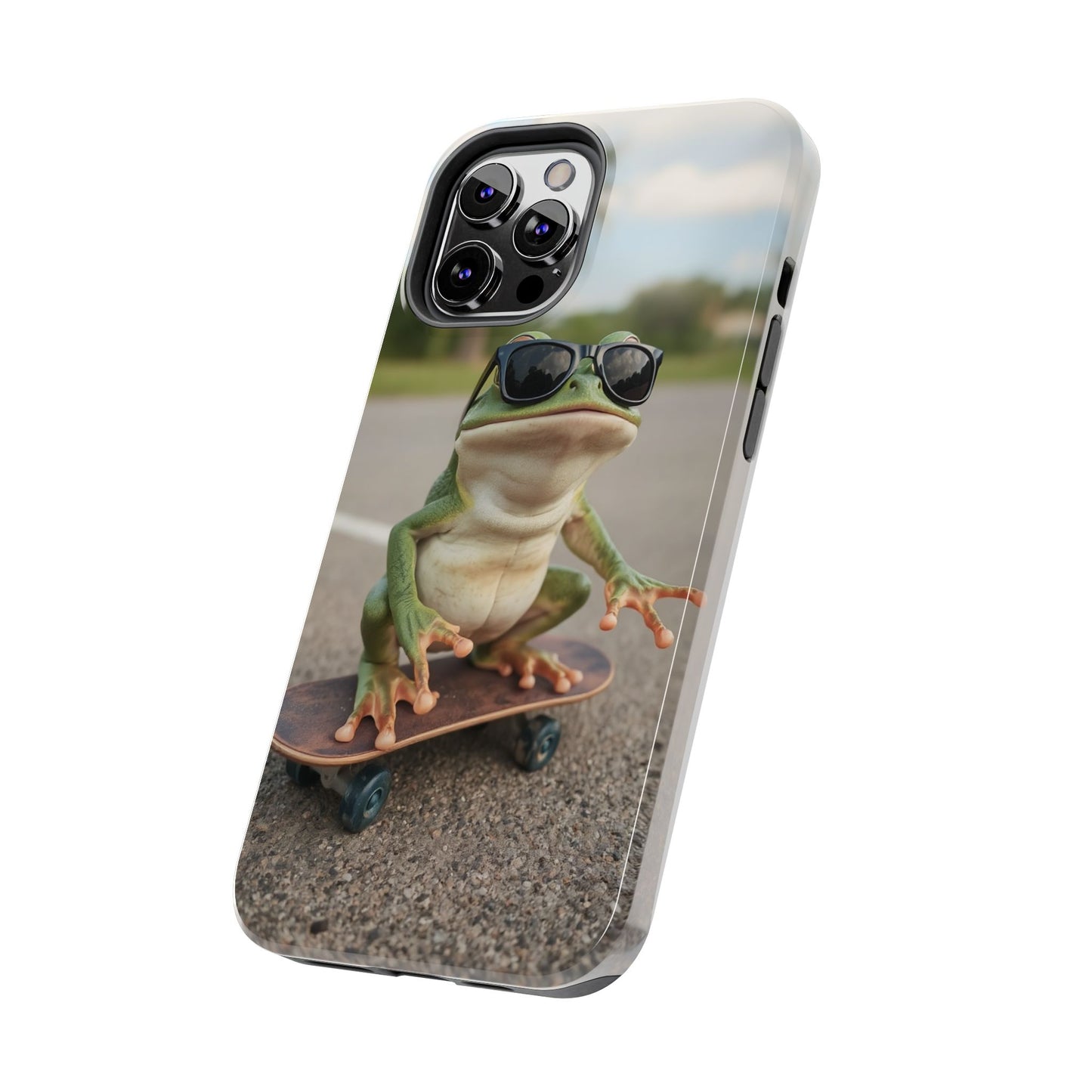 Cool Frog Skateboard Phone Case - Tough and Stylish Protection